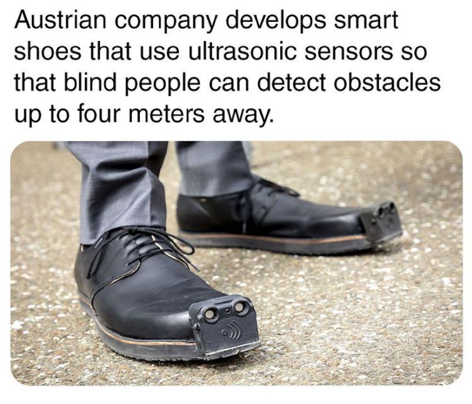 shoes for the blind