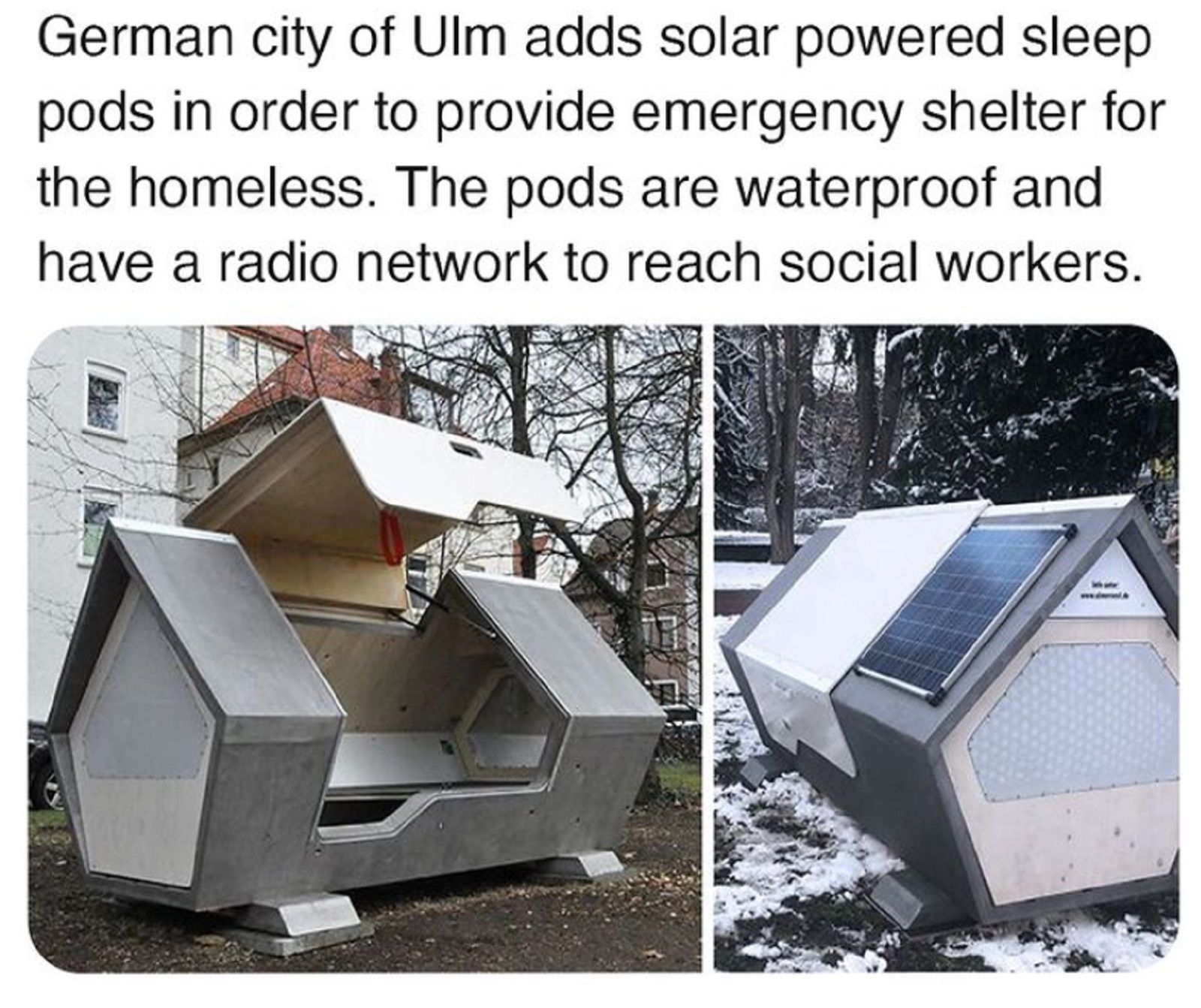 solar powered pods