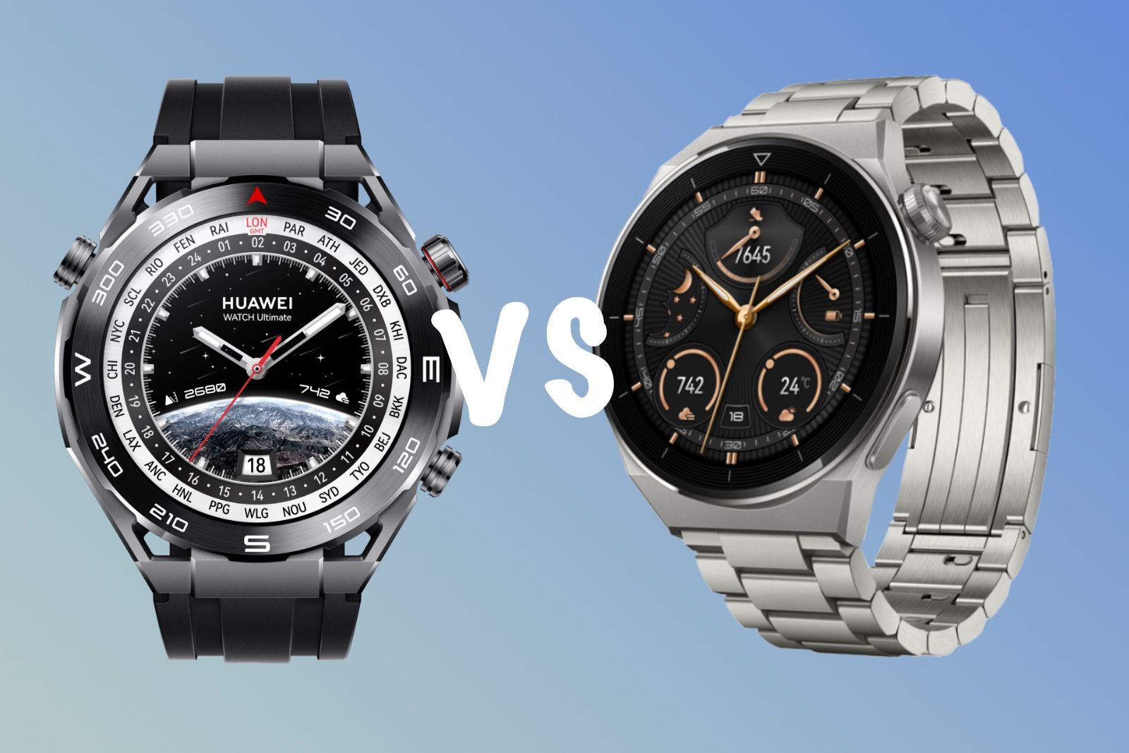 Huawei Watch Ultimate vs Huawei Watch GT 3 Pro: What’s the difference?