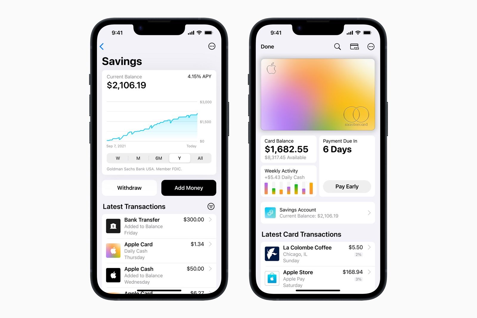 Apple Card Savings screenshots