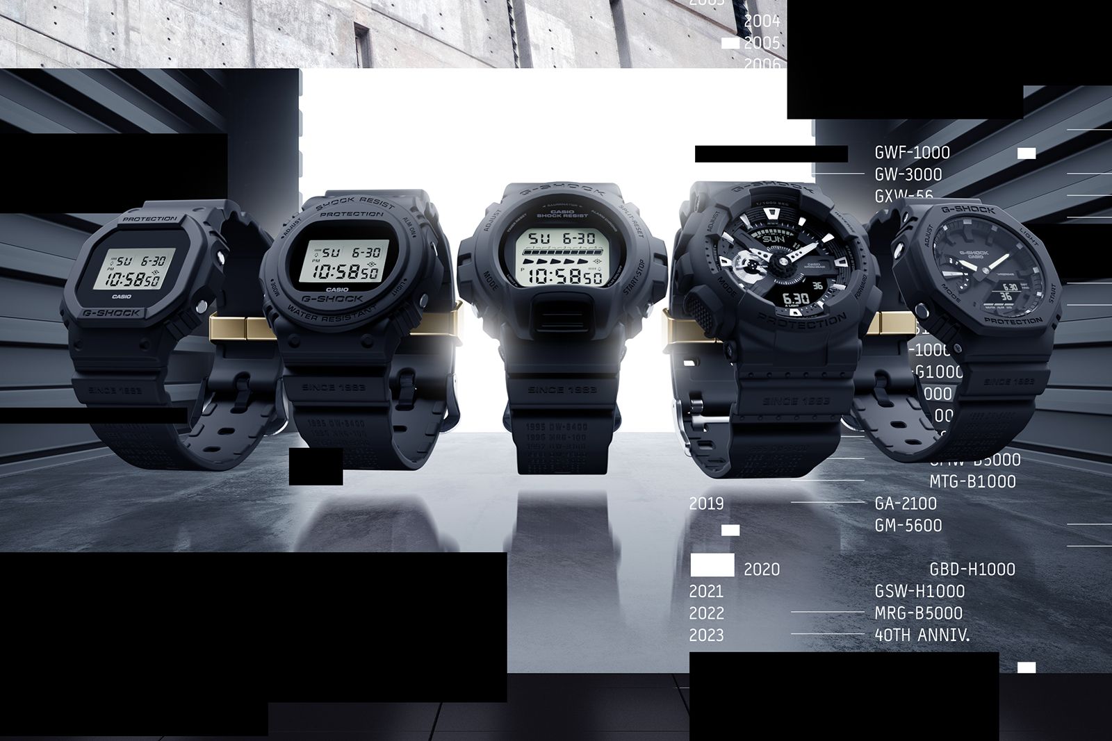 G-Shock Remaster series takes us right back to the beginning with classic designs
