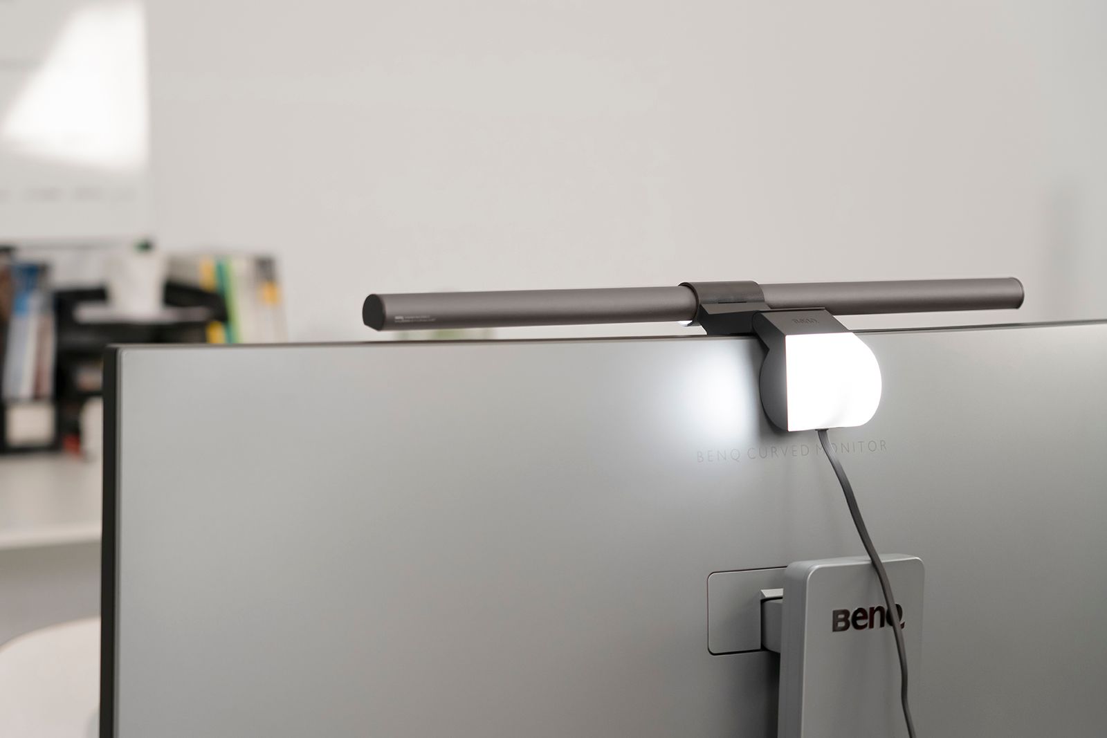 Optimise your workstation and ease eye strain with the BenQ ScreenBar Halo monitor light bar