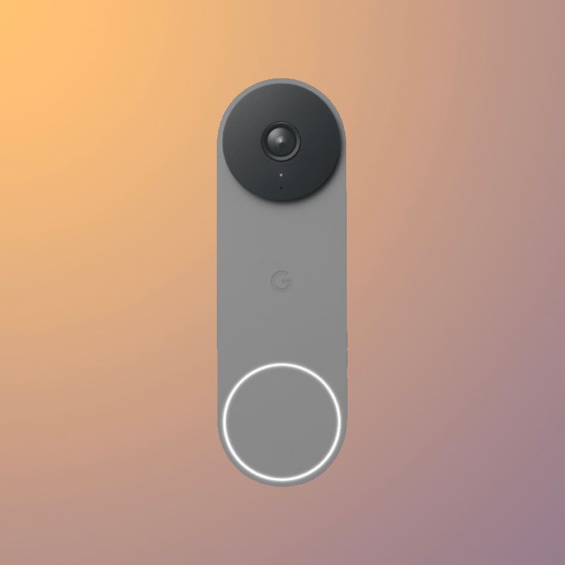Google Nest Doorbell (wired) - square tag