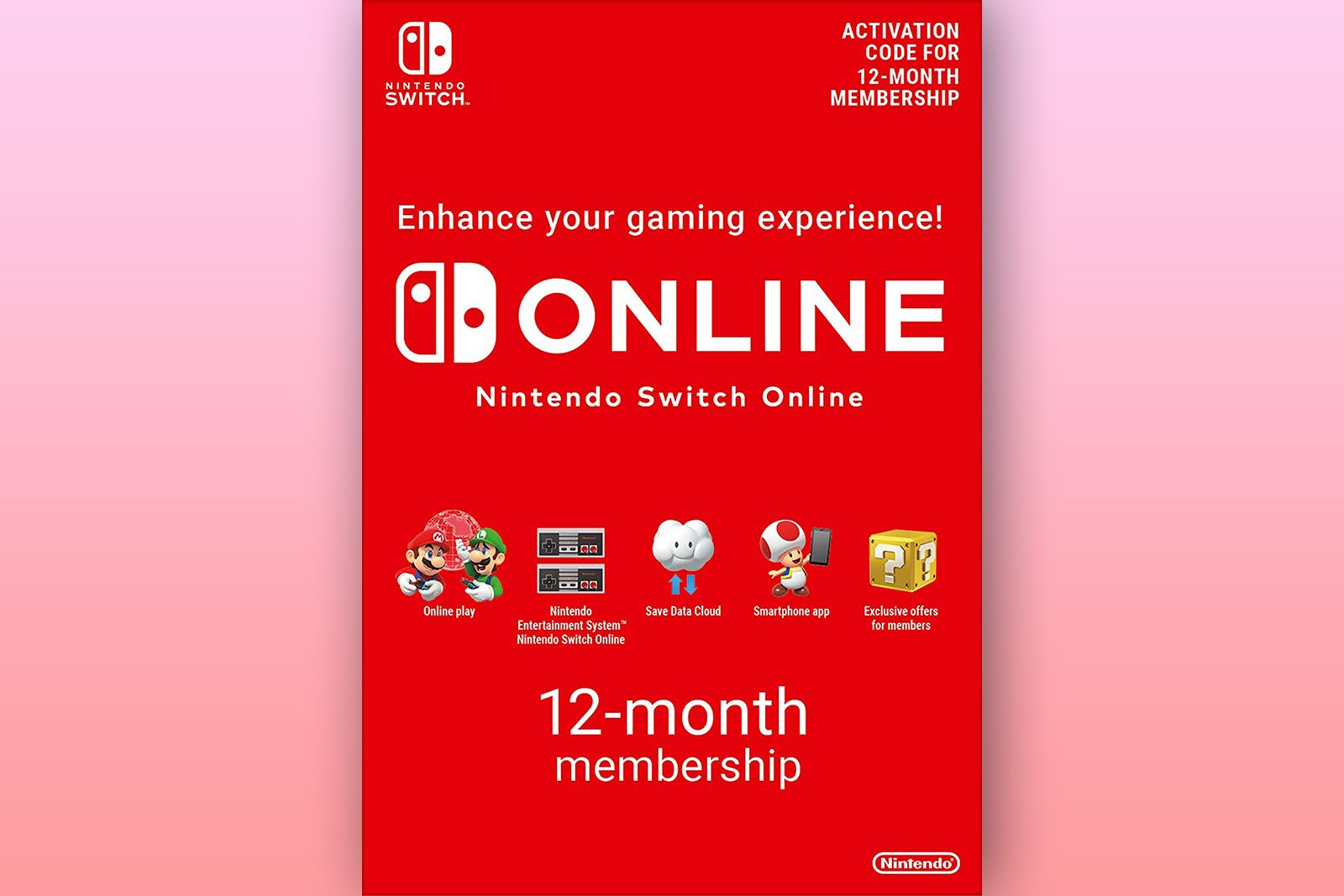 Nintendo Switch Online - 12-month