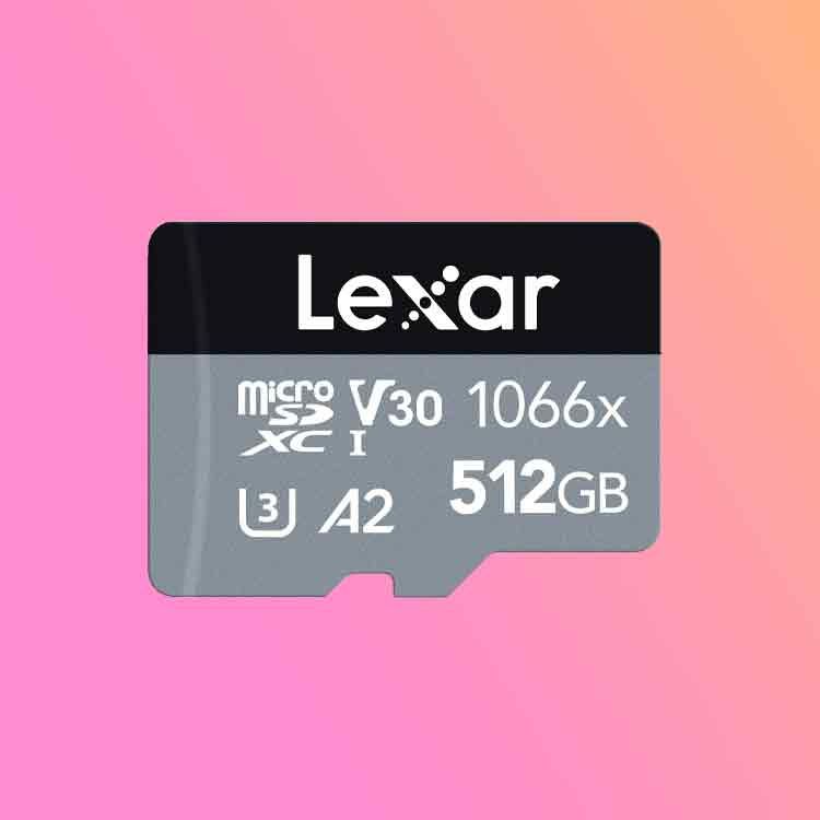Lexar 1066x microSD card
