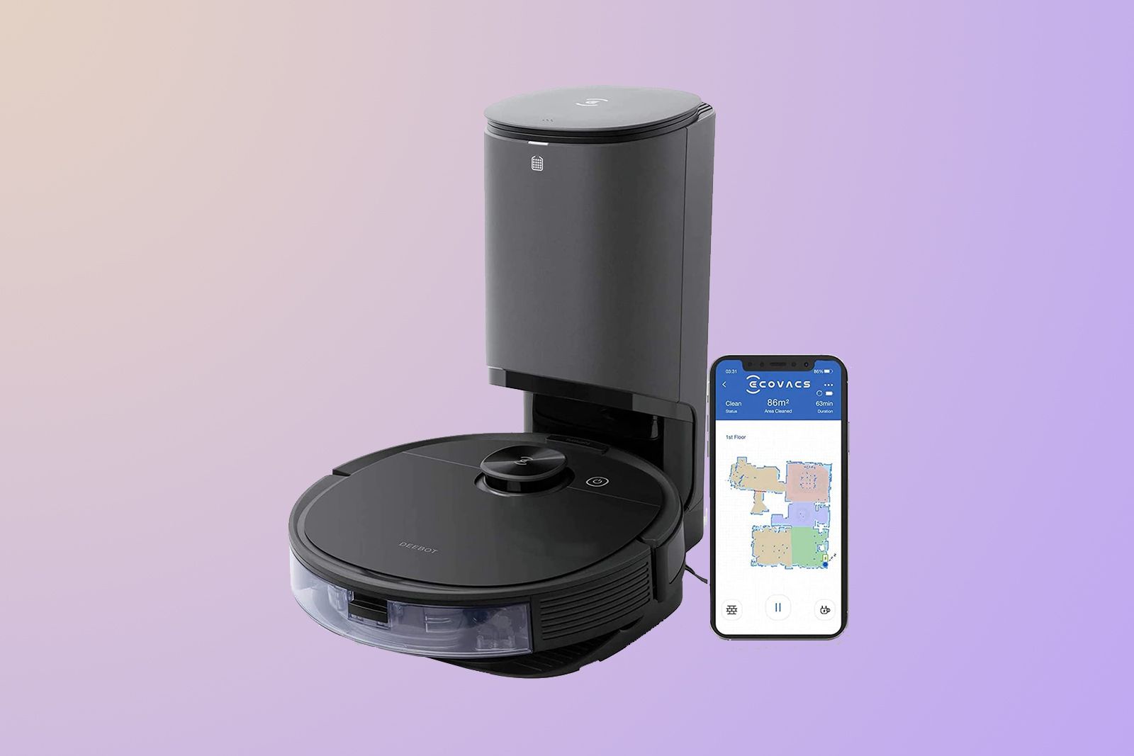 Save 50 on the Ecovacs Deebot N8 Pro+ robot vacuum today only