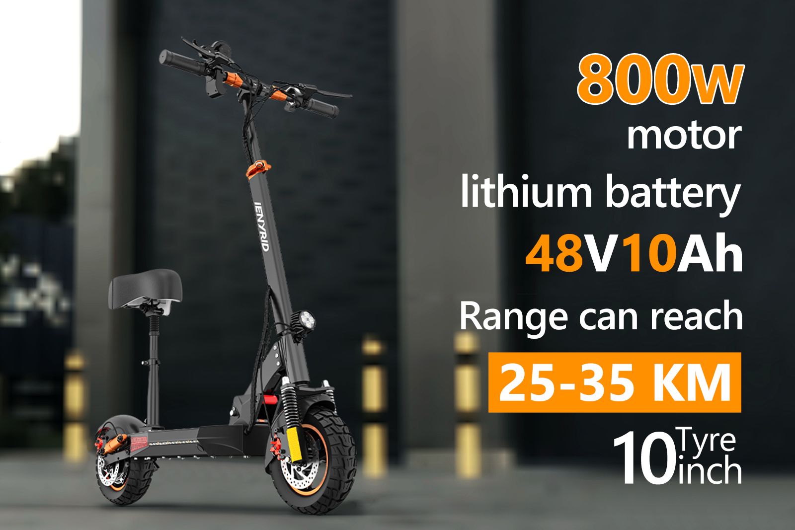 Product shot of the iE M4 Pro S+ Electric Scooter