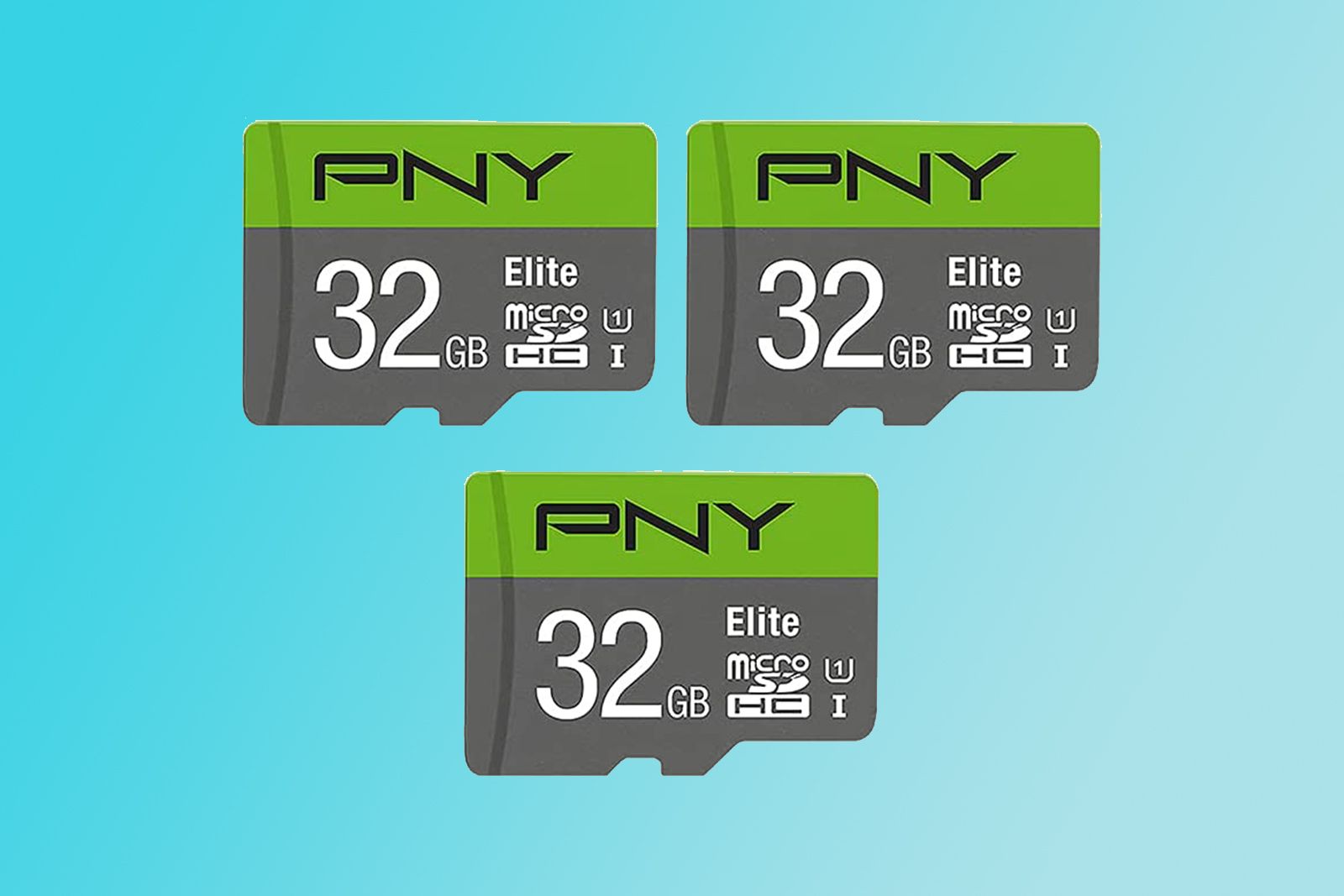 PNY elite 32GB microSD 3 pack
