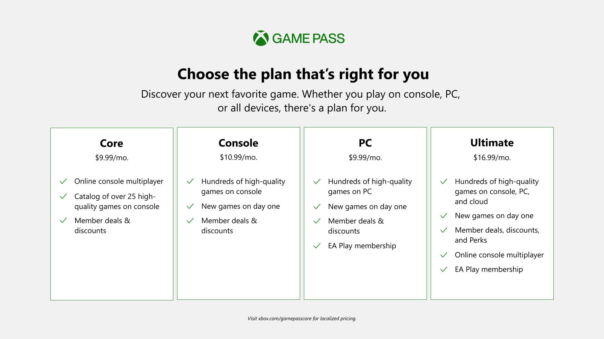 Xbox game pass hot sale ultimate year plan