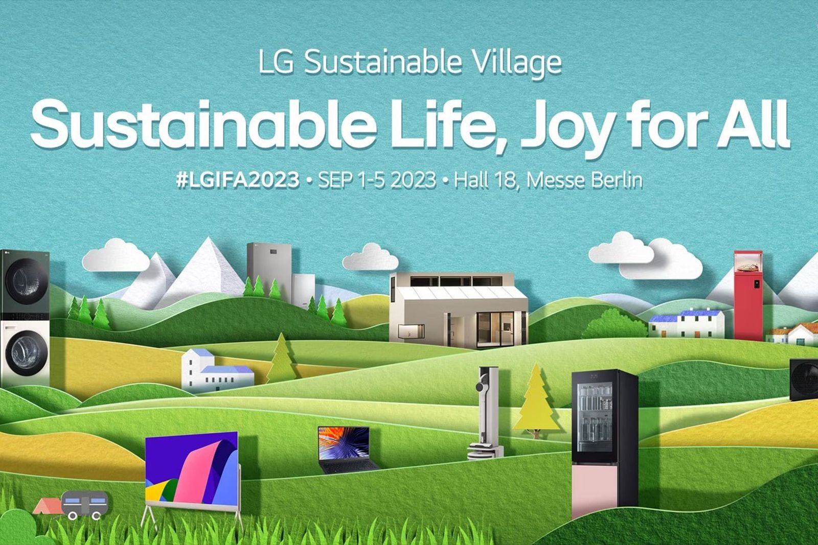LG sustainable village IFA 2023