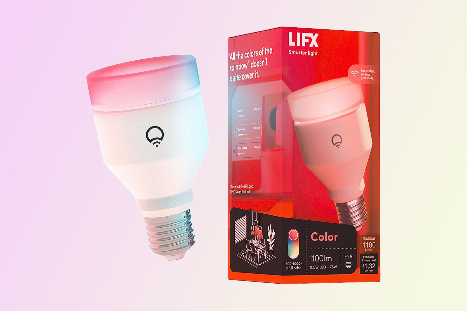 lifx color smart bulb 1100 lumens