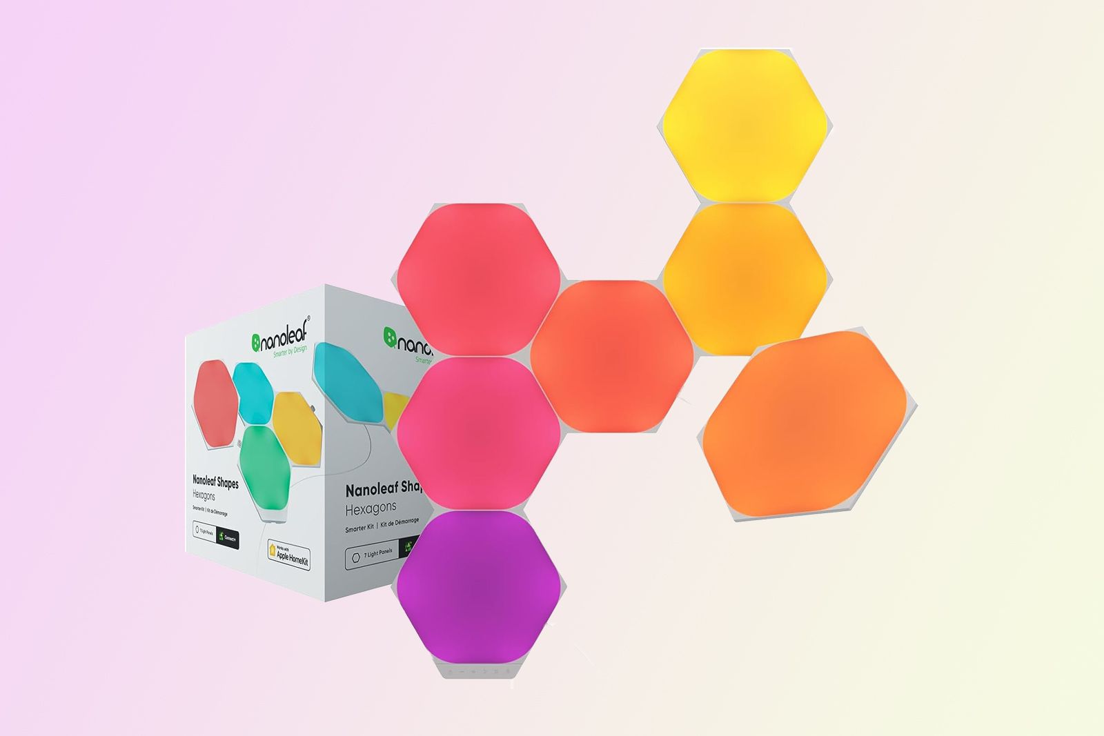 nanoleaf shapes hexagones 7 pack