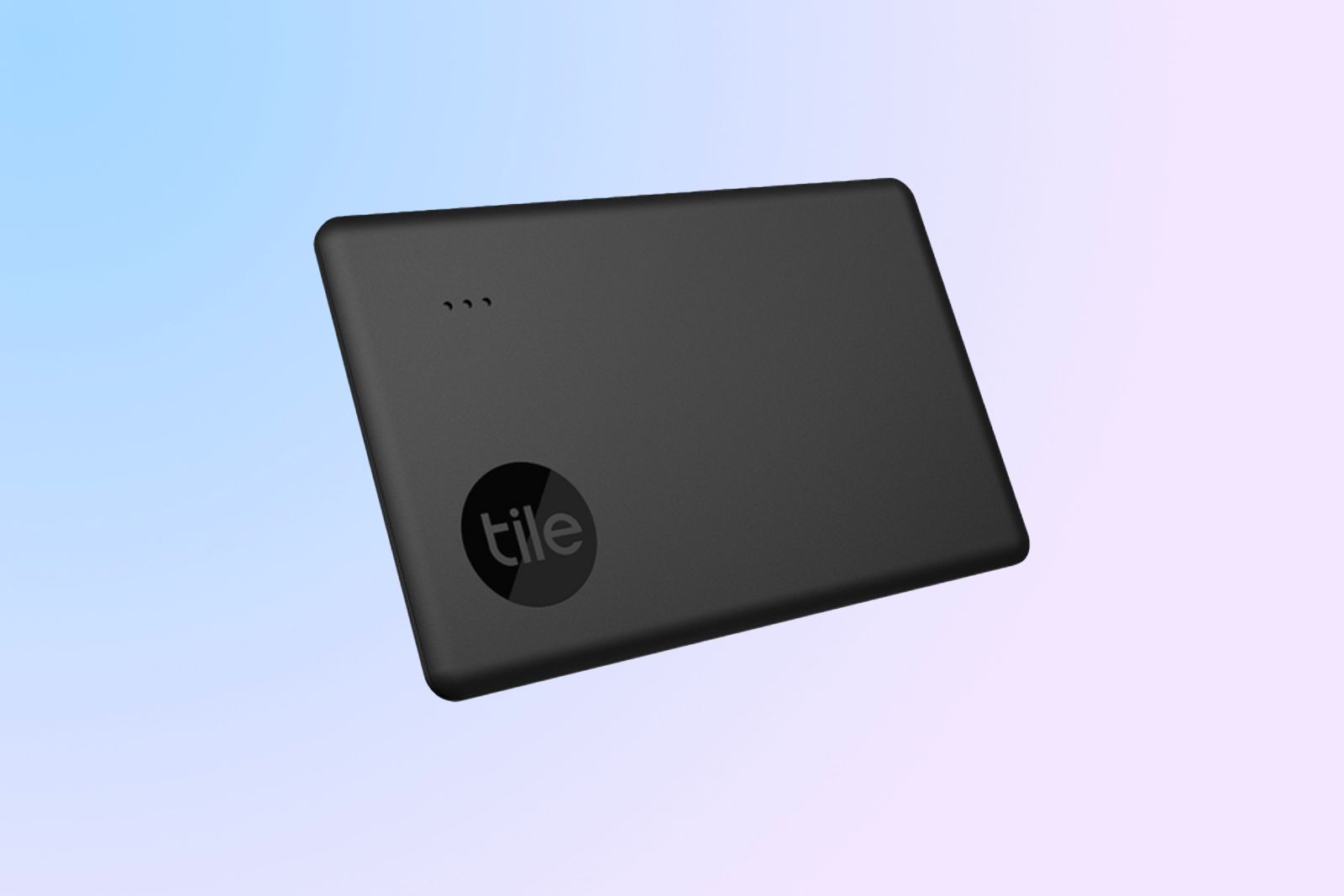 The credit card-shaped Tile Slim Bluetooth tracker with 