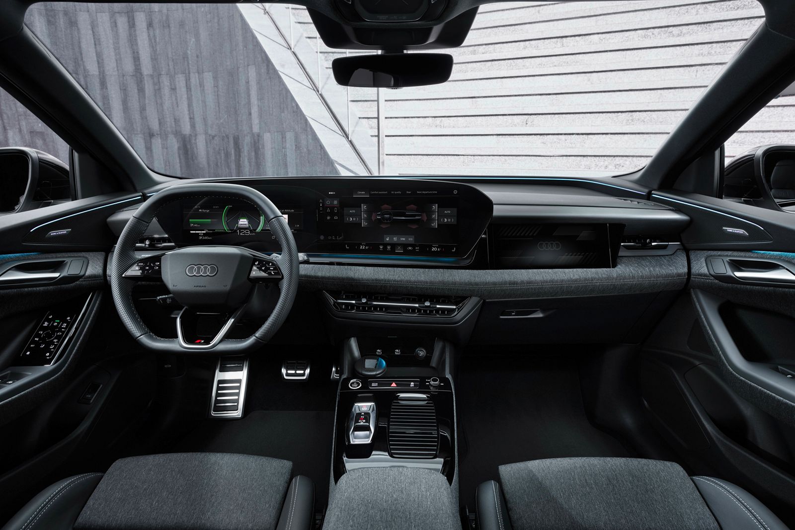 Audi Q6 e-tron Interior, 2023 (13)