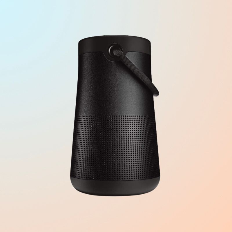 Bose SoundLink Revolve+ II Bluetooth Speaker on gradient background