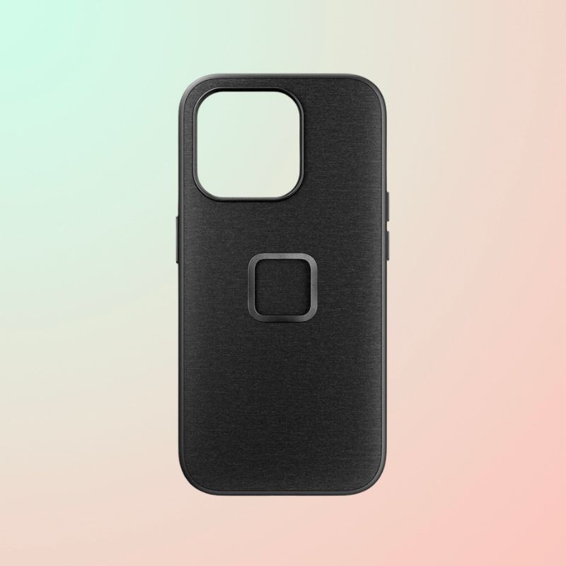 Peak Design everyday case mag safe iphone 15 pro on gradient background