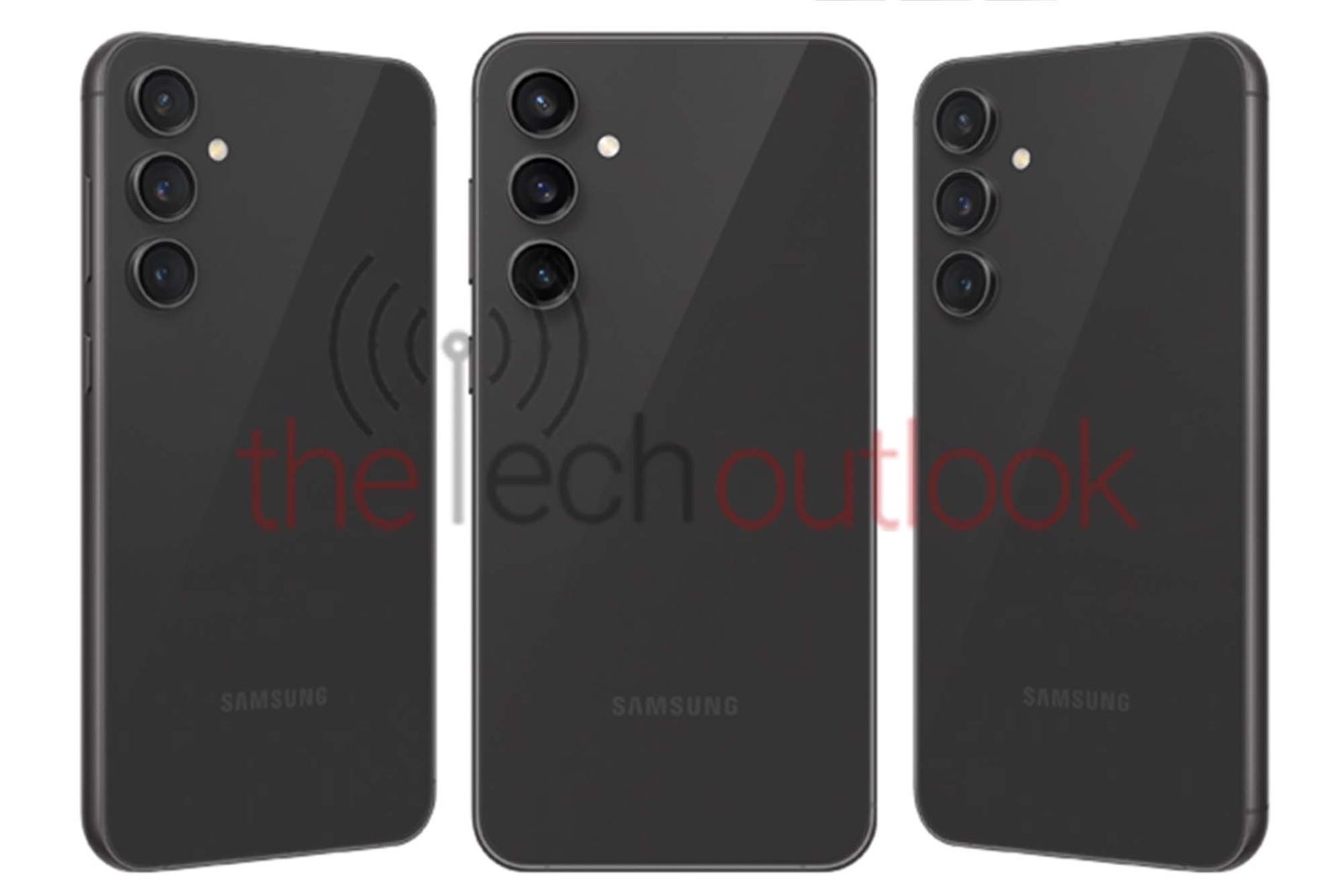 Samsung Galaxy S23 FE renders of the rear