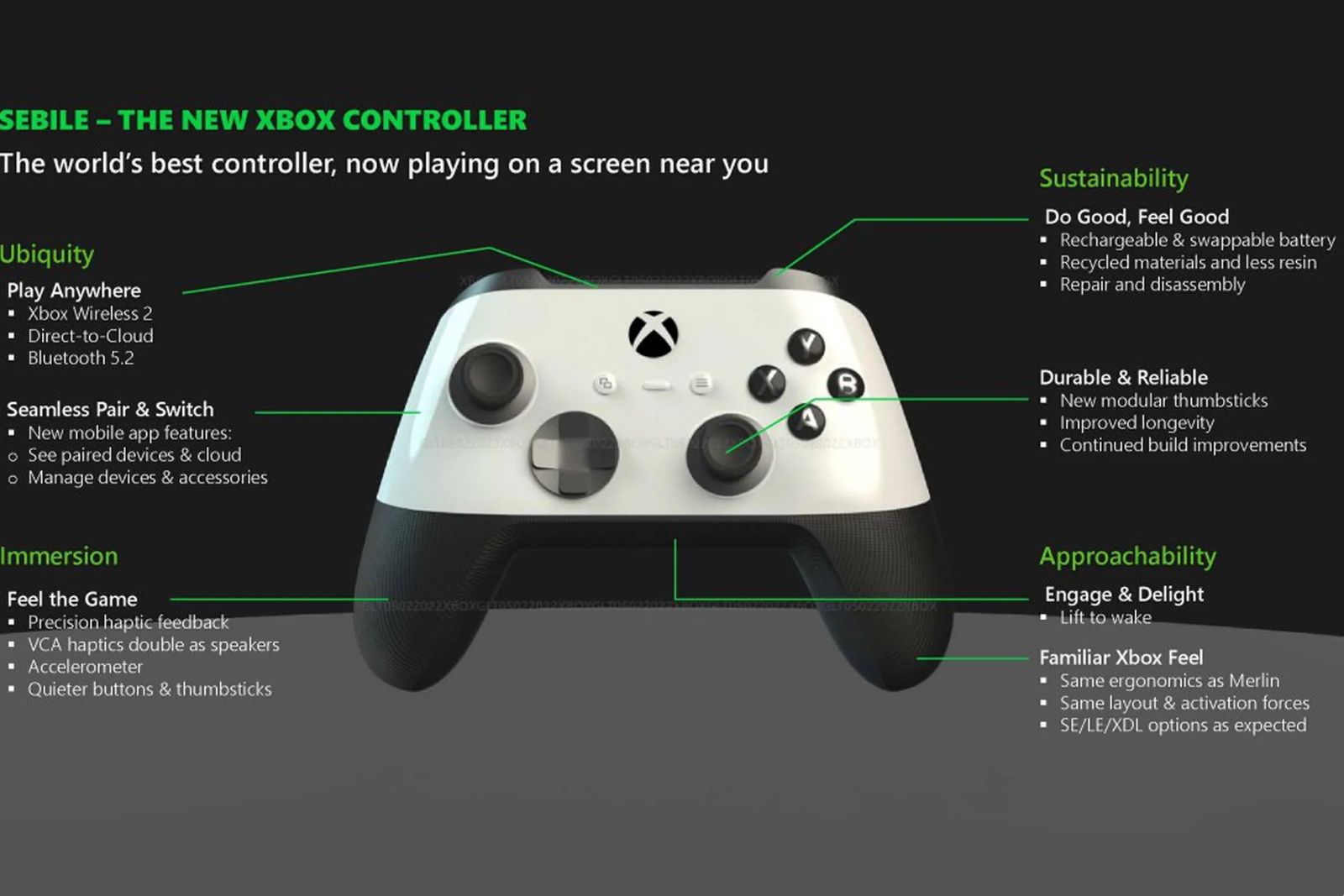 Sebile xbox controller