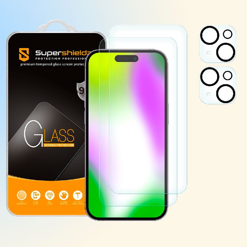 Supershieldz Tempered Glass Screen Protector For iPhone 15