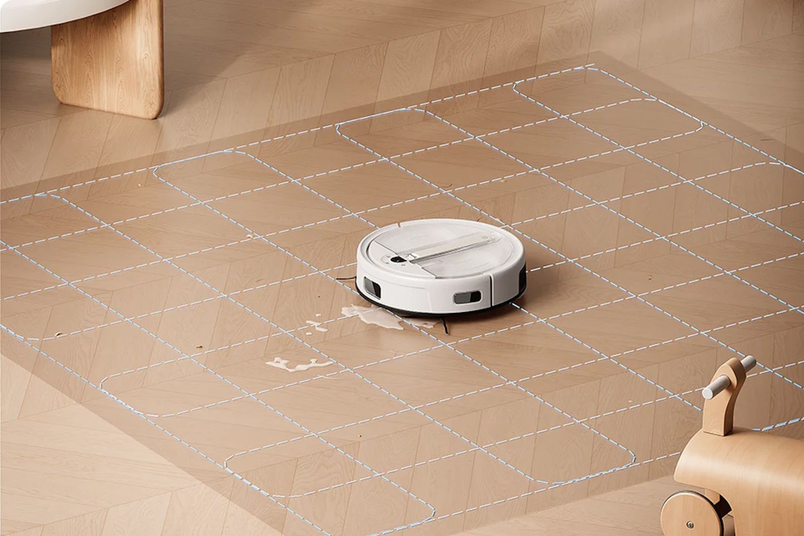 yeedi cube mapping wooden floor