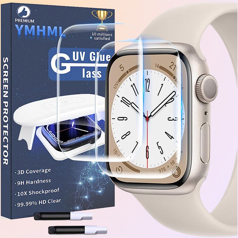 YMHML Tempered Glass Screen Protector Apple Watch