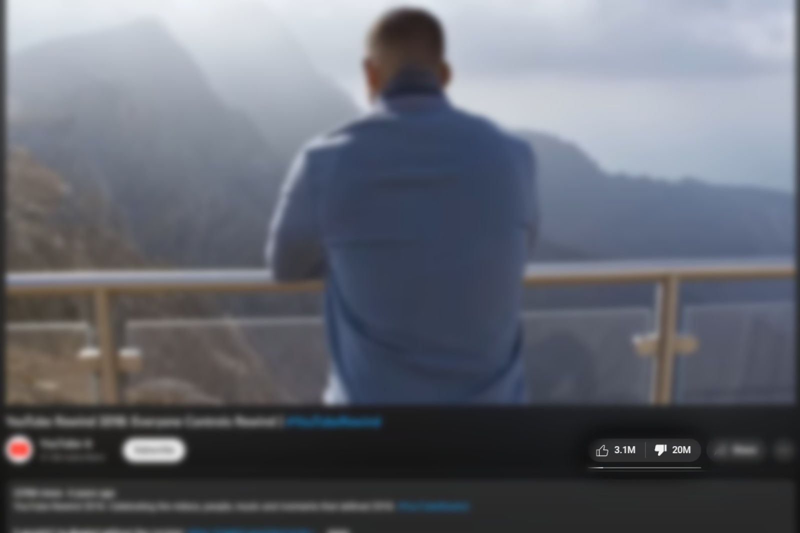 screenshot Return YouTube Dislike extension used on Chrome