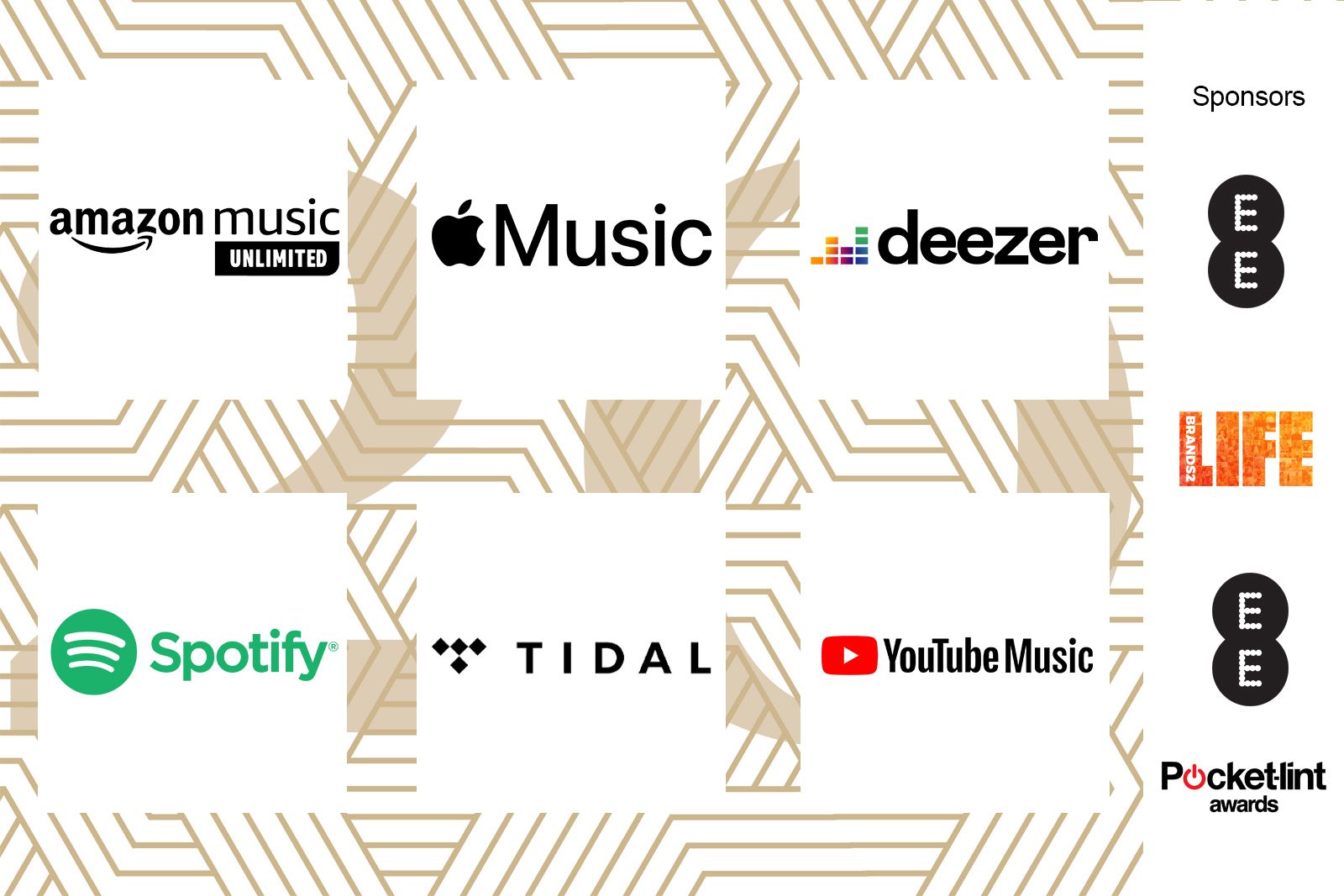 Here are the EE Pocket-lint Awards 2023 nominees for Music Streaming Service of the year