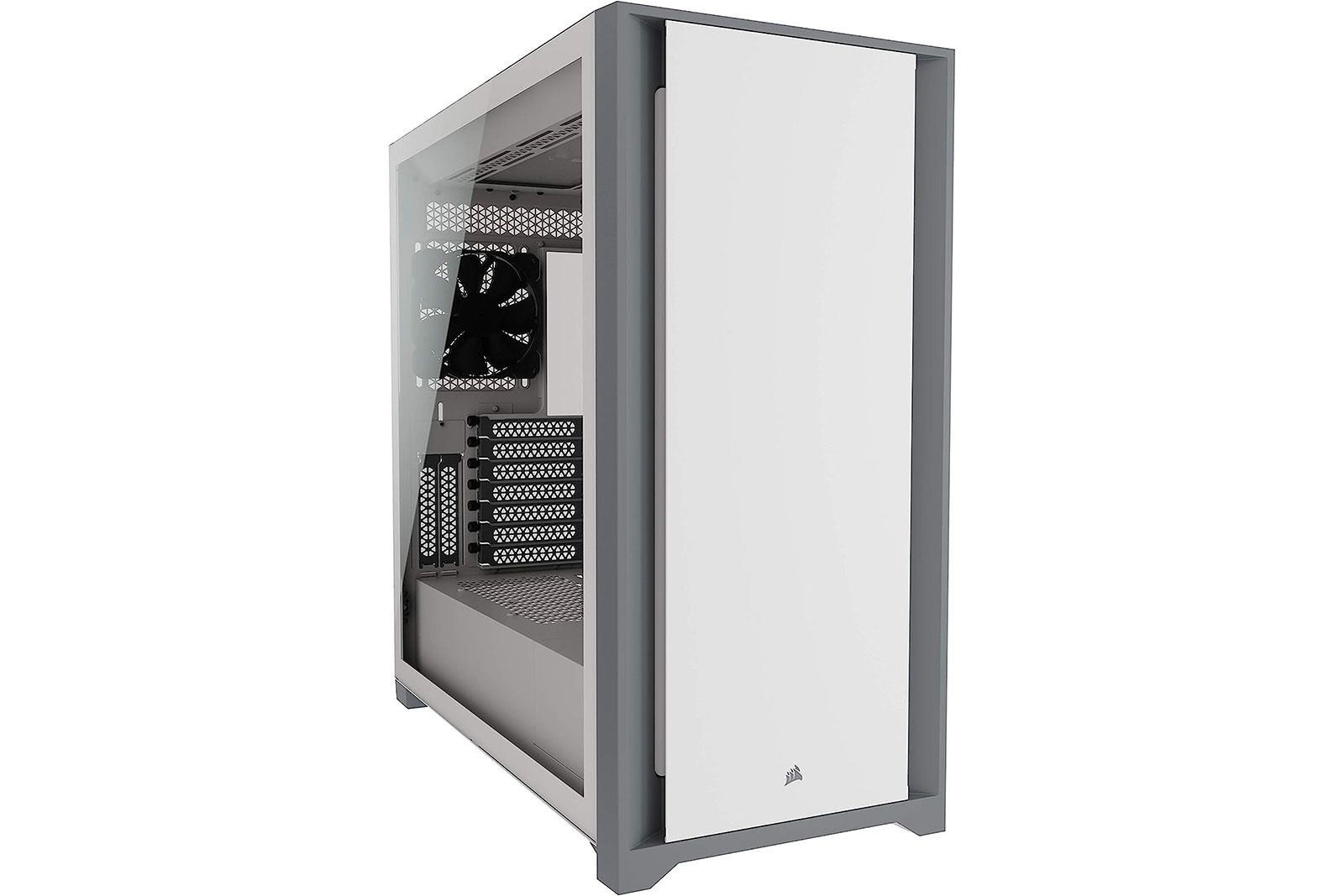 Corsair 5000D White with White Background-1