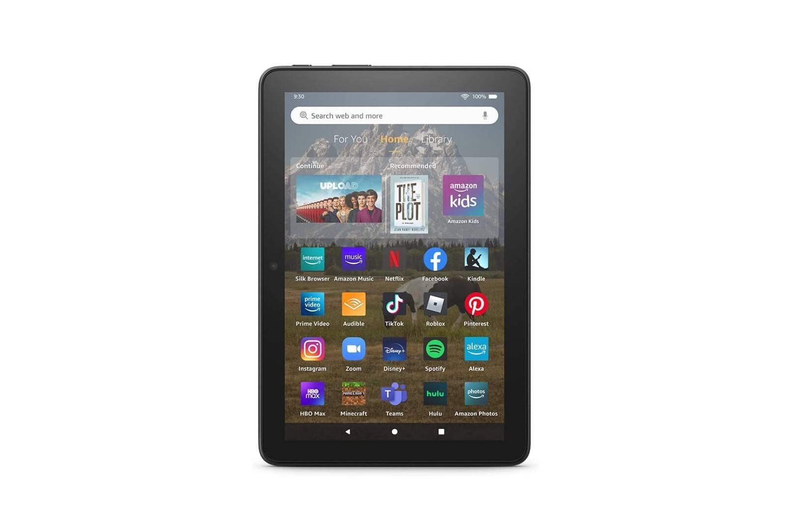 Custodia Moex Per Amazon Fire HD 8 (2020) | Impermeabile Con Scomparto Accessori | Fibra Poliestere E Chiusura Lampo Grigia
