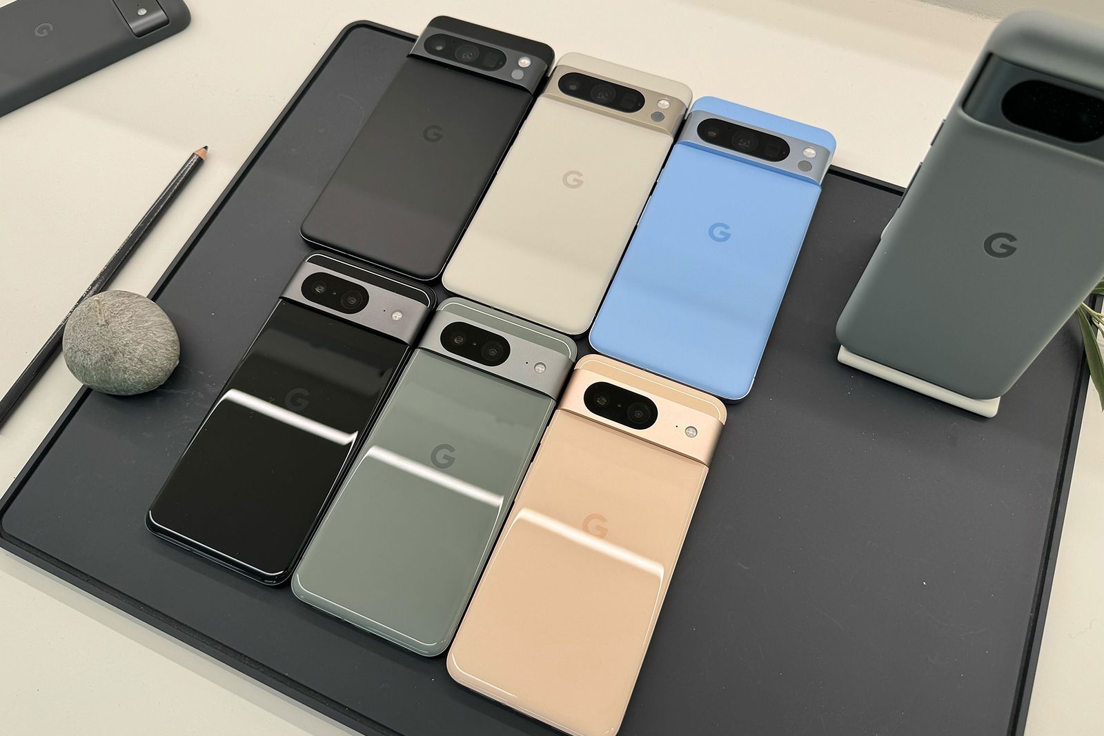 Couleurs Google Pixel 8 et Pixel 8 Pro : quelles sont les options