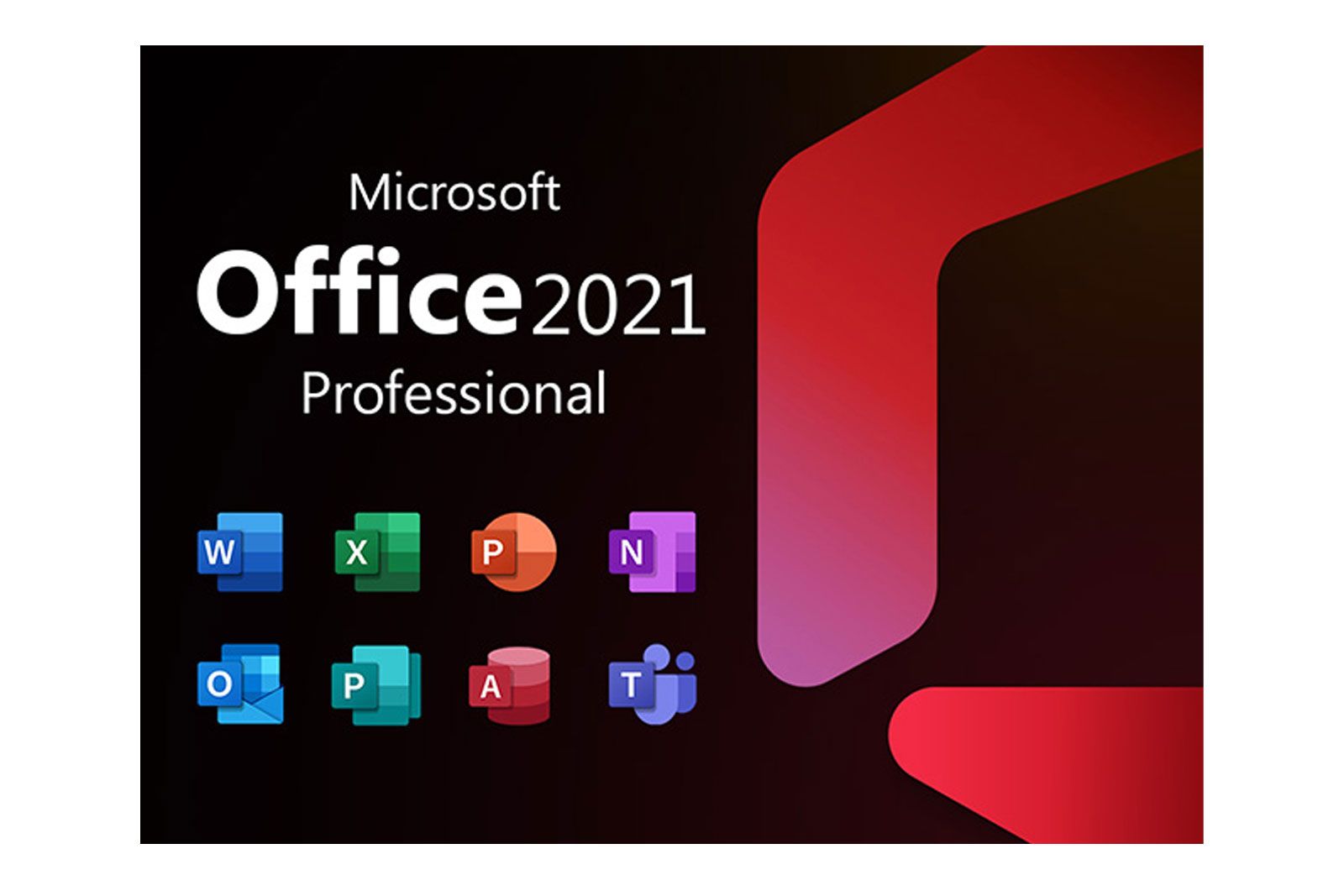 Microsoft Office Pro 2021 برای ویندوز: مجوز مادام العمر + بسته آموزشی