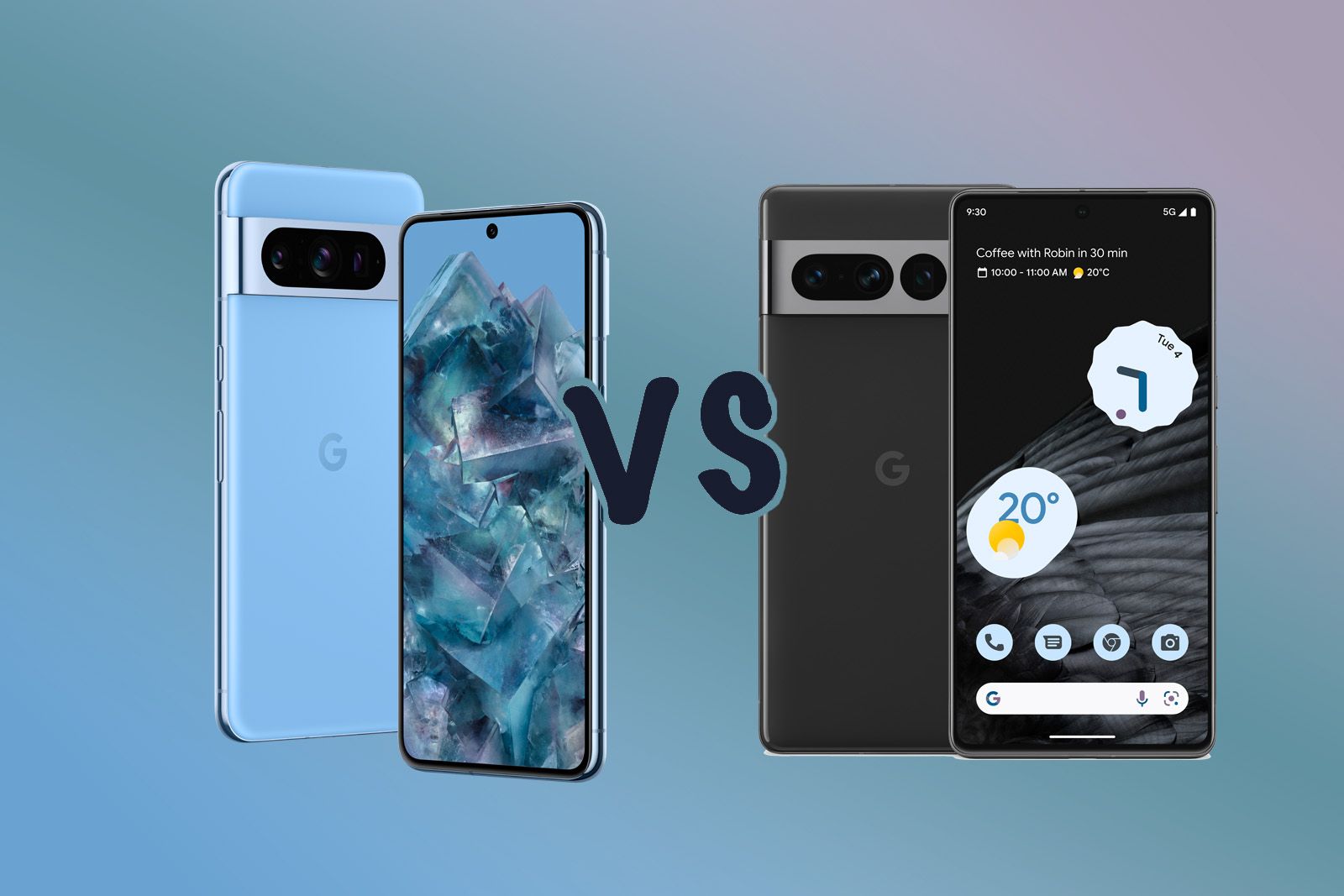 google pixel 7 pro vs 8 pro gsmarena