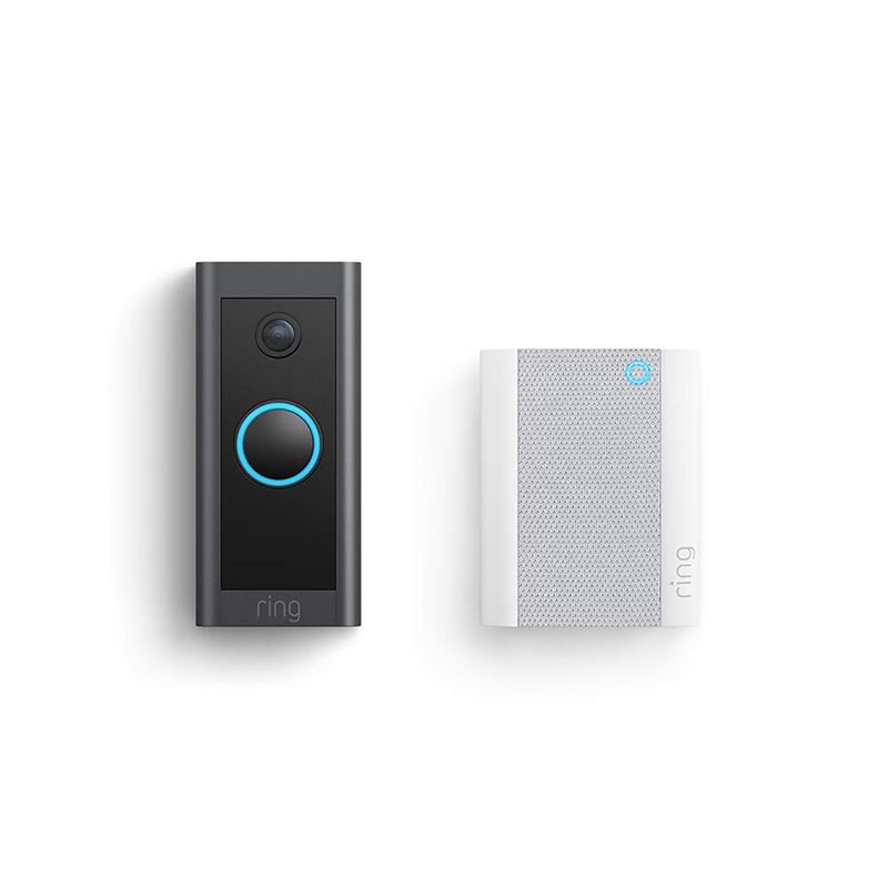 ring video doorbell wired with ring chime bundle