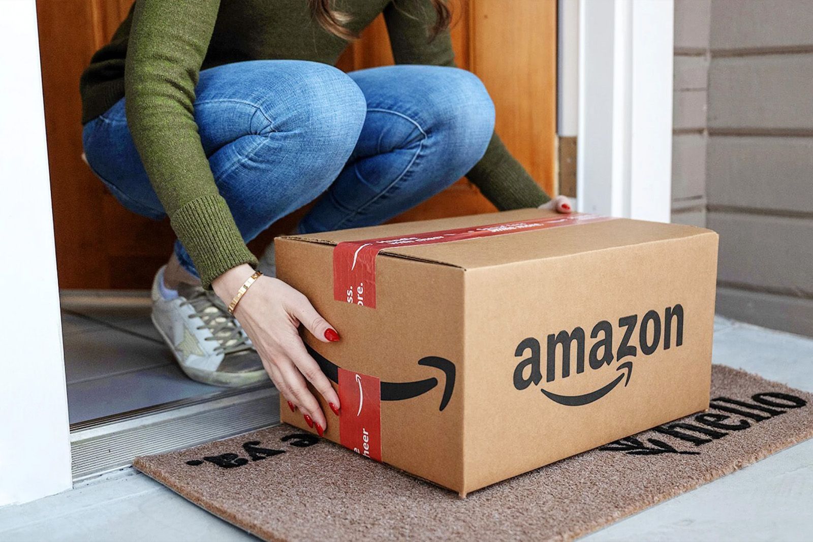 Amazon Prime package doorstep