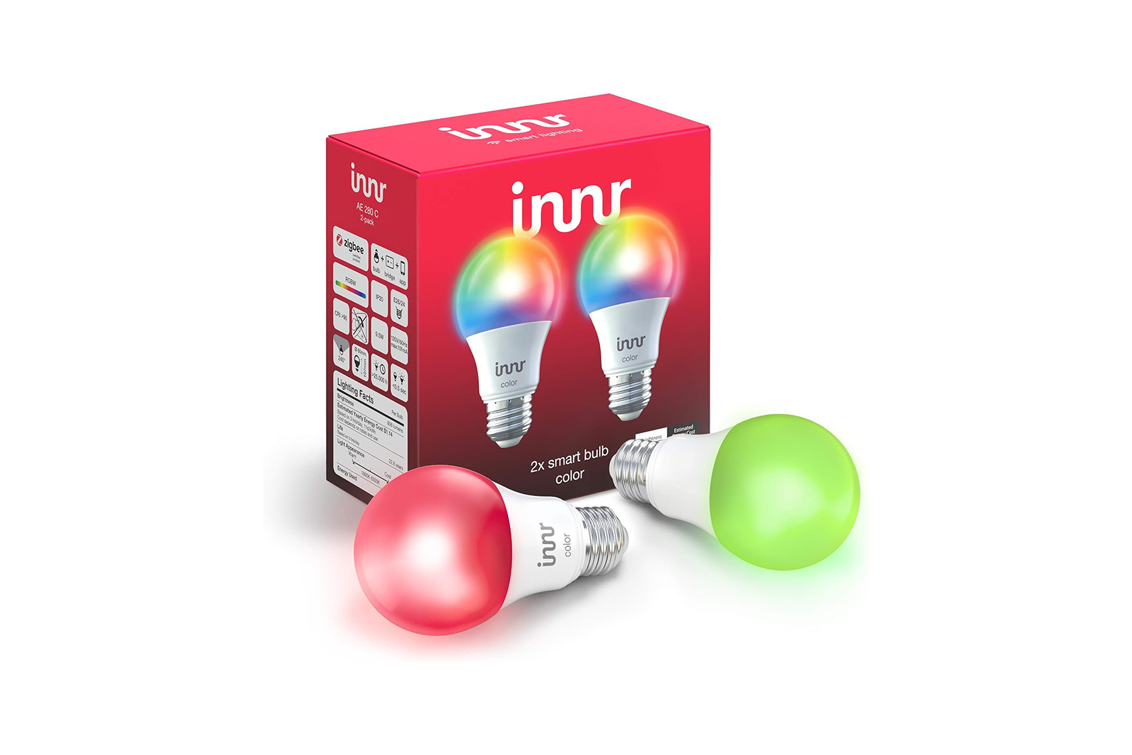 Innr Smart Light Bulbs A19 2-pack