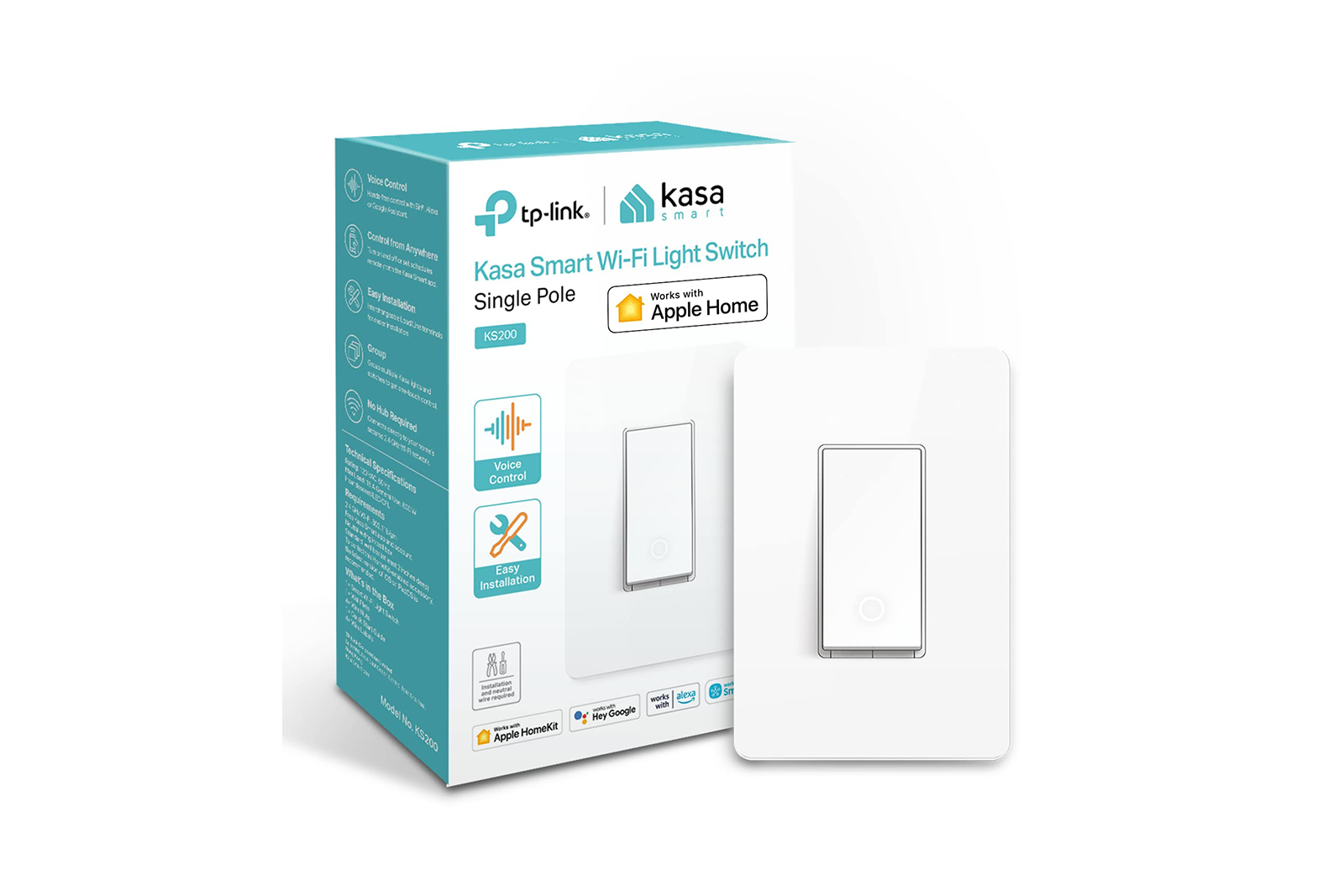 Kasa Apple HomeKit Smart Light Switch KS200