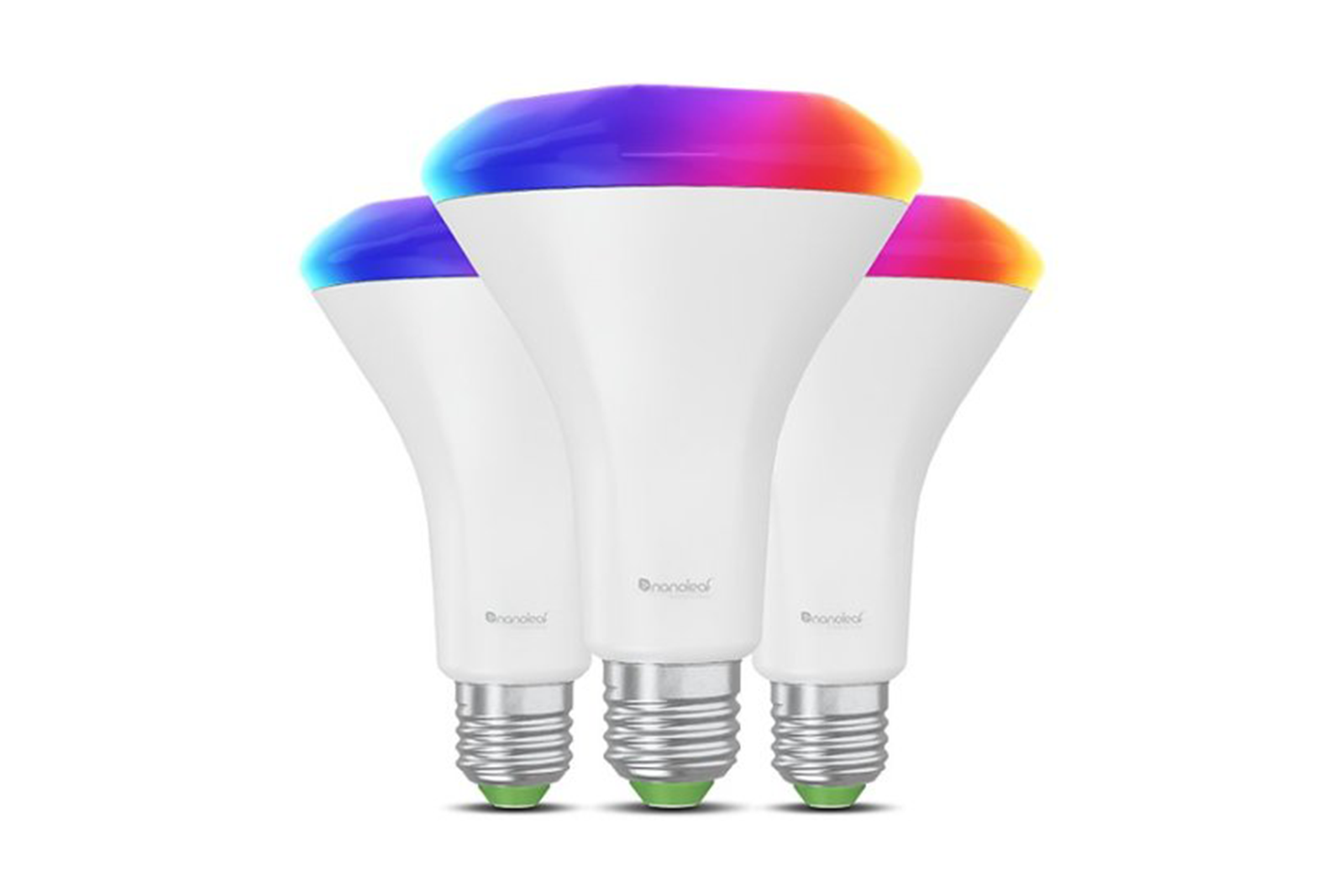 Nanoleaf Essentials Matter BR30 Smart LED Light Bulbs (3-Pack)