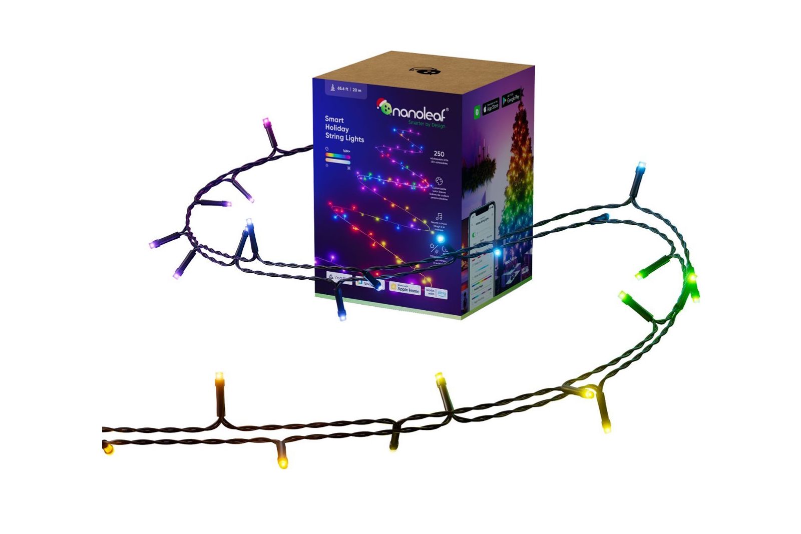 Nanoleaf Essentials Matter Smart Holiday String Lights