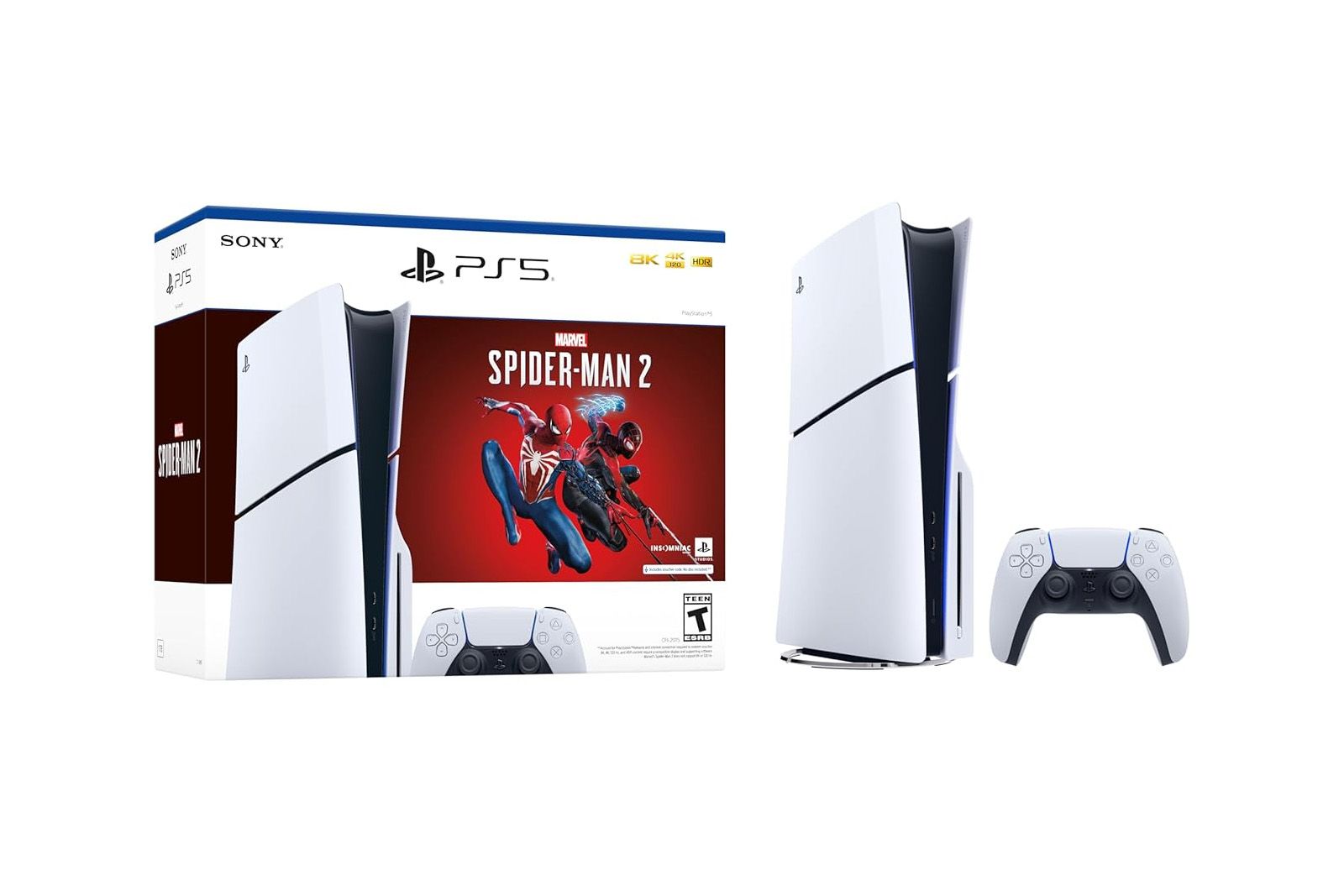 PS5 Slim spider-man 2 bundle
