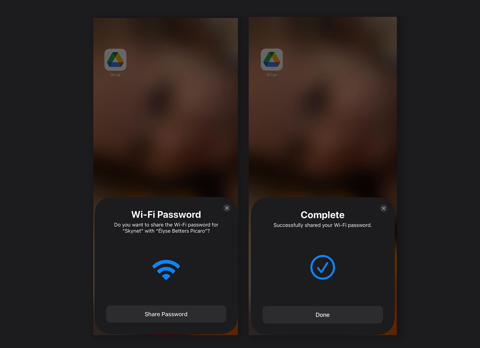 Share Wi-Fi from iPhone to iPhone
