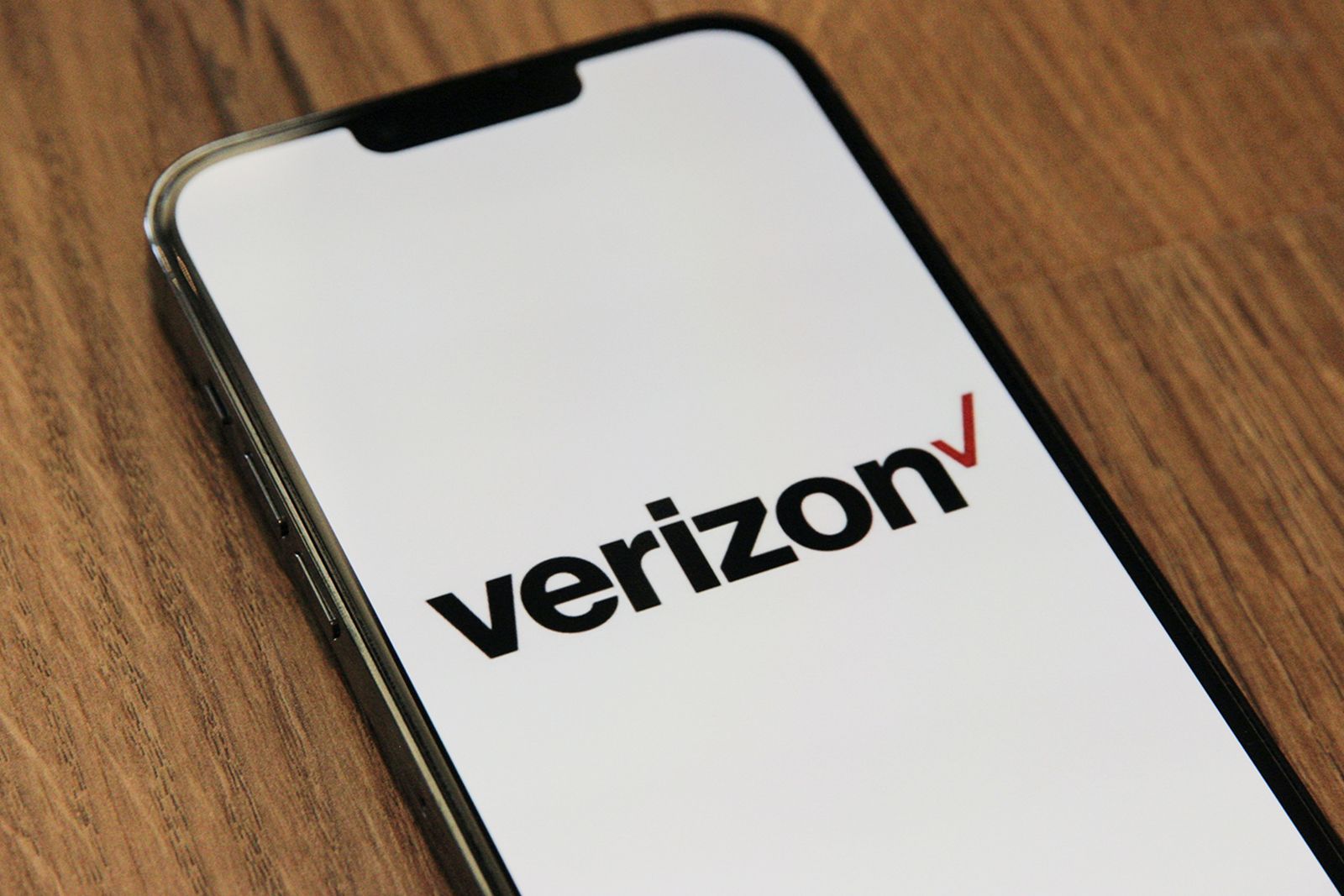 Verizon logo rendered on a phone