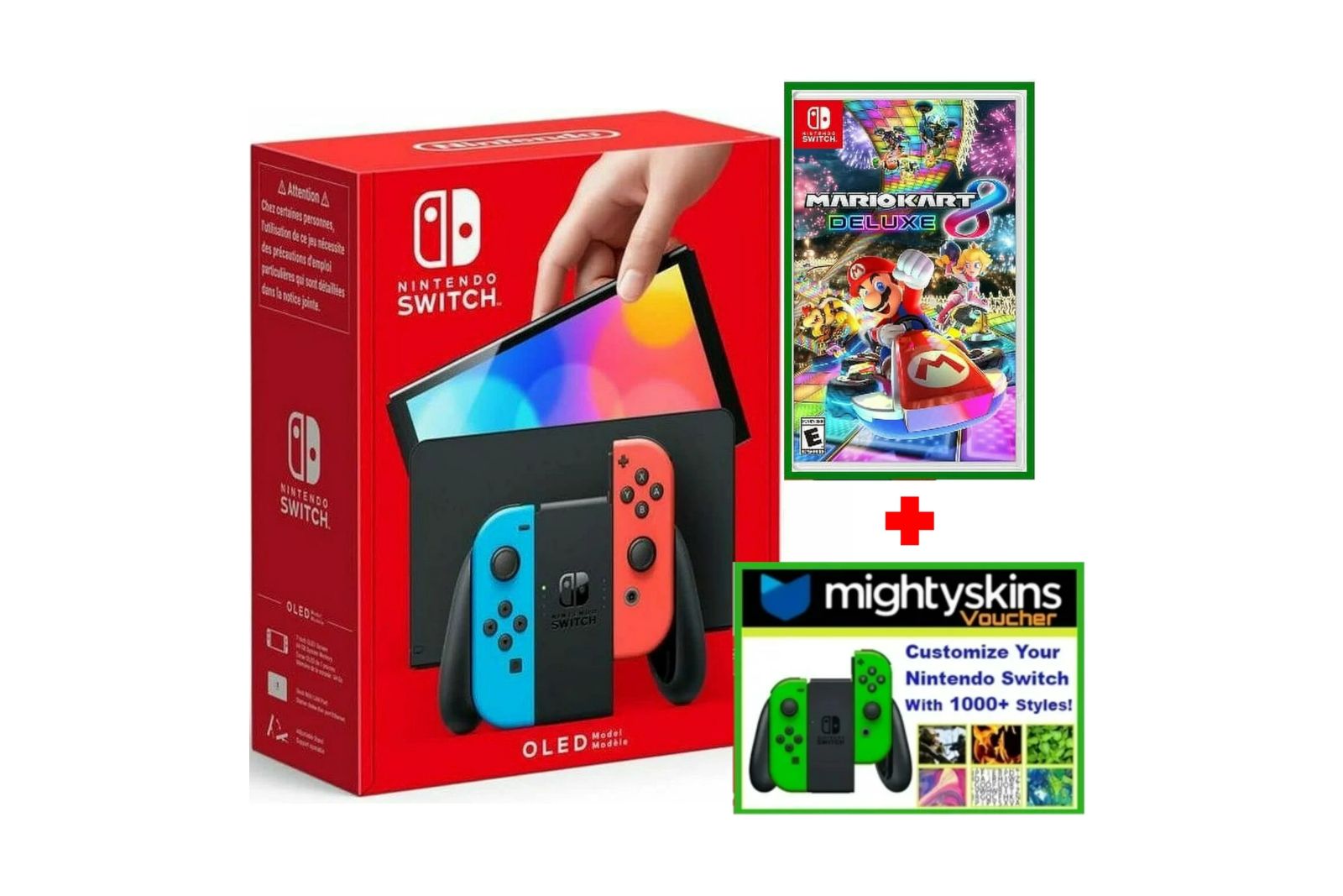 Nintendo Switch OLED International Version Console with Mario Kart 8 Deluxe