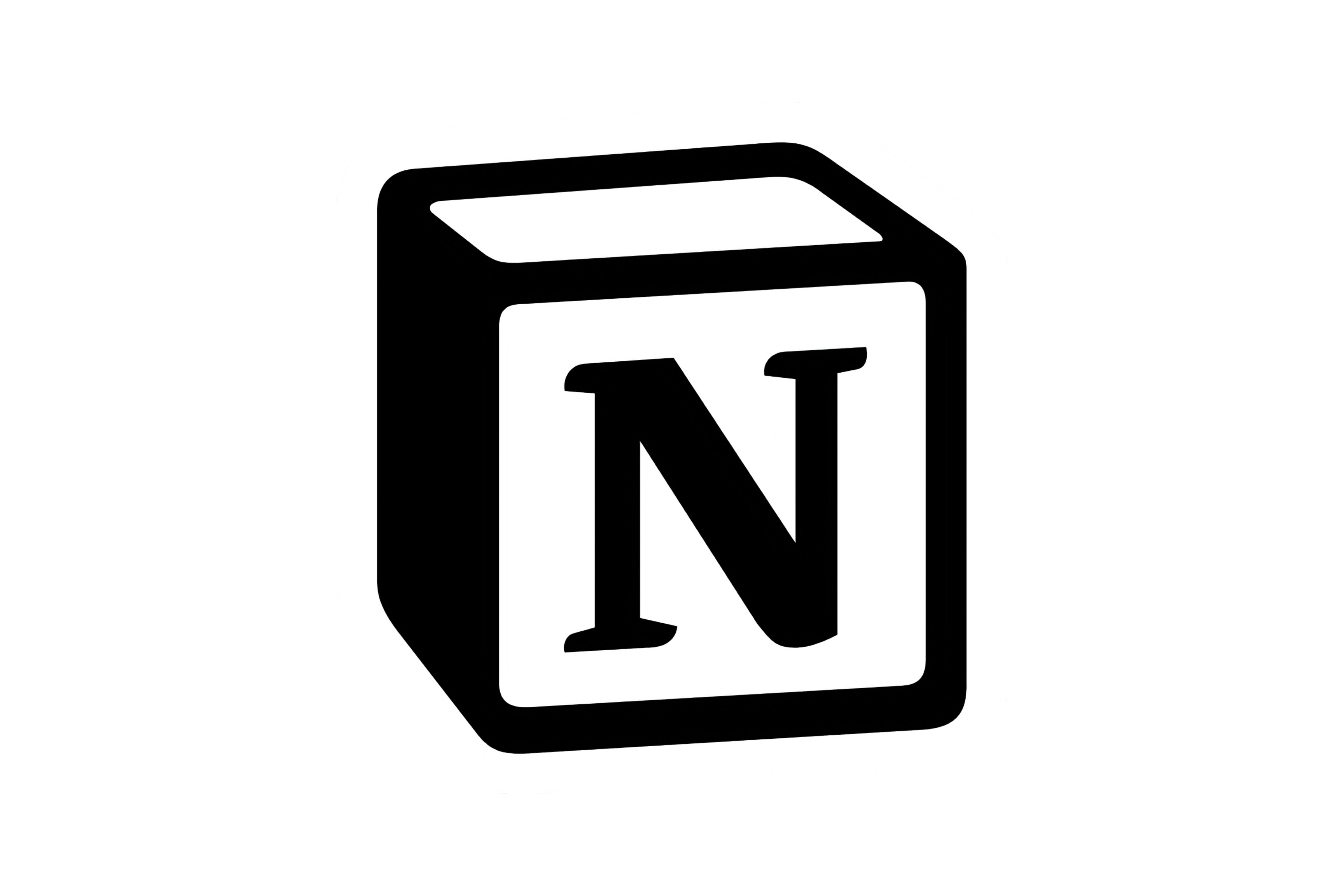 A black and white block with the letter 