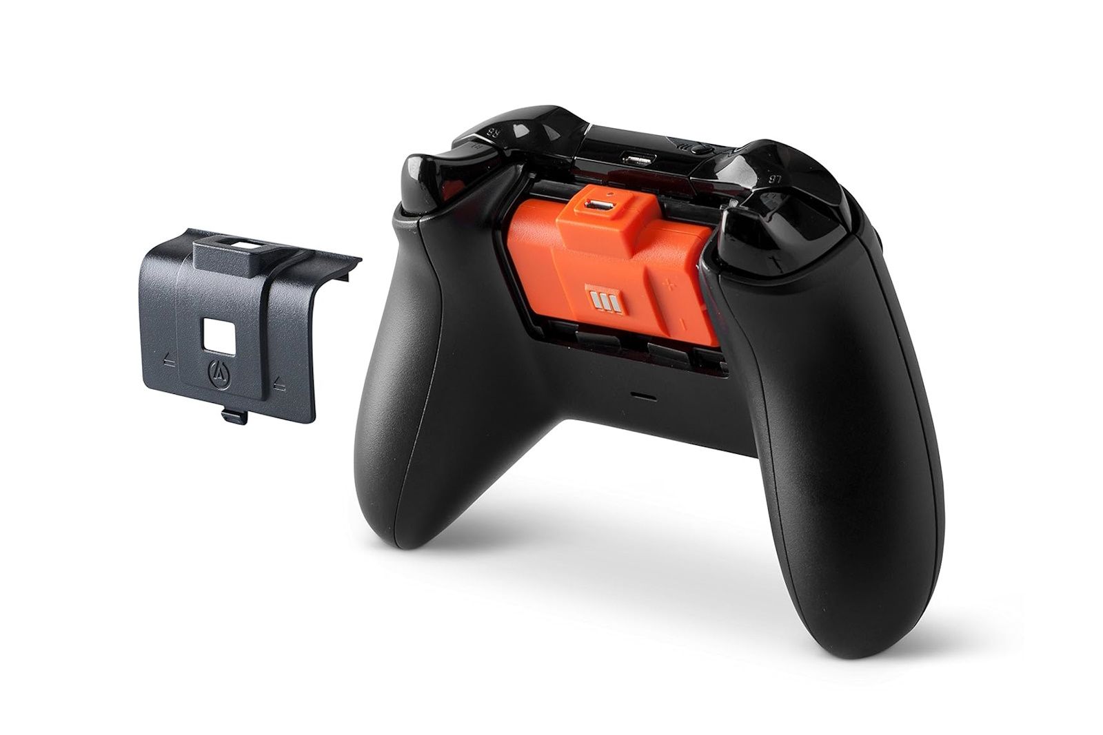 PowerA Play and Charge Kit for Xbox One inside controller with cover off