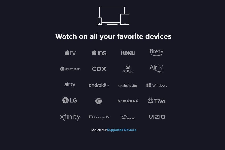 sling tv devices