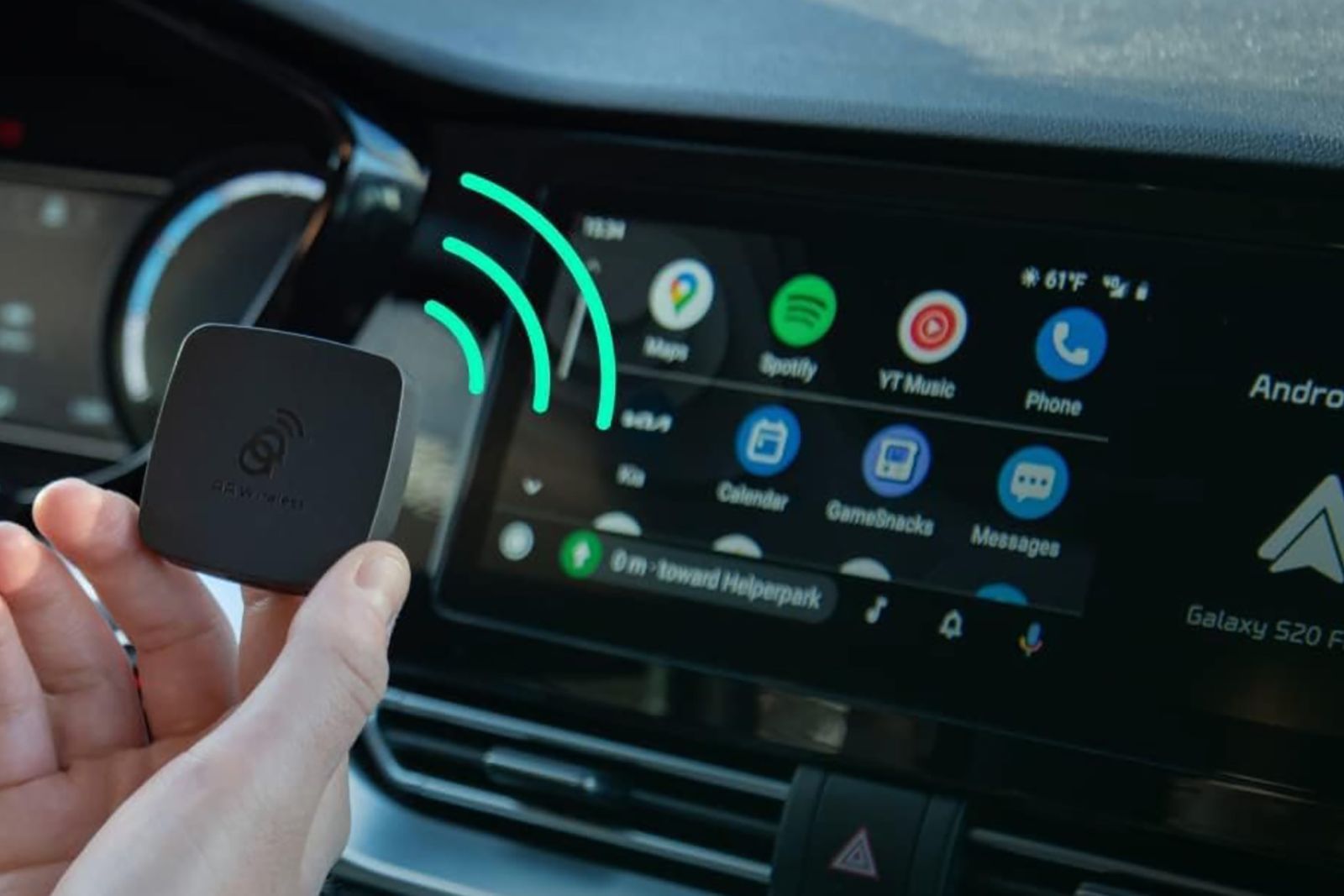 How to use an Android Auto wireless adapter in your car