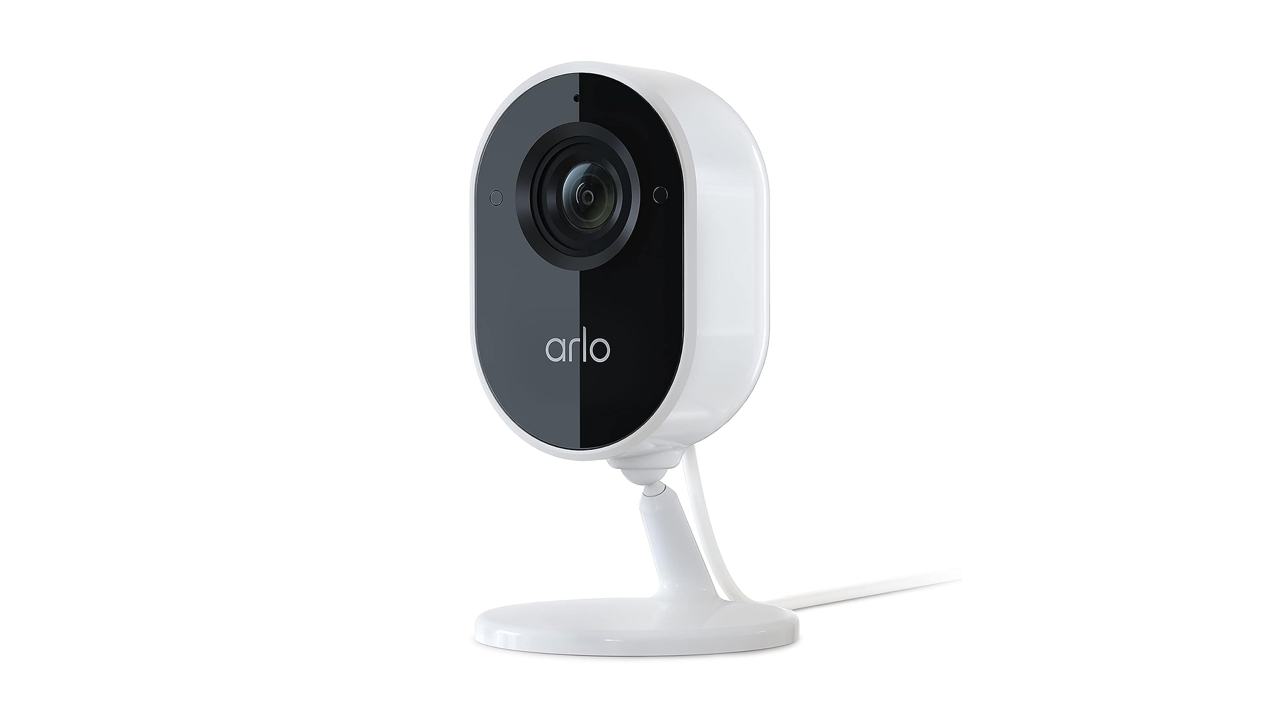 Arlo Essential Indoor Camera on white background