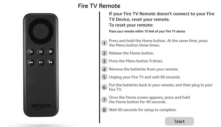 How to reset your Amazon Fire TV remote