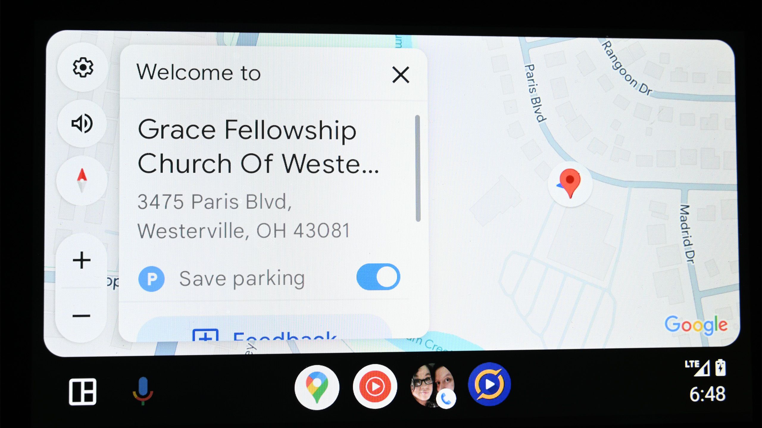How to save your parking space in Android Auto