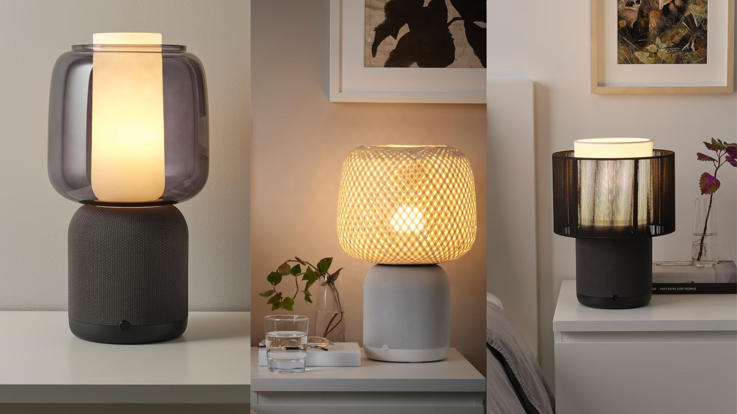 Ikea Symfonisk table Lamp Speaker Shades